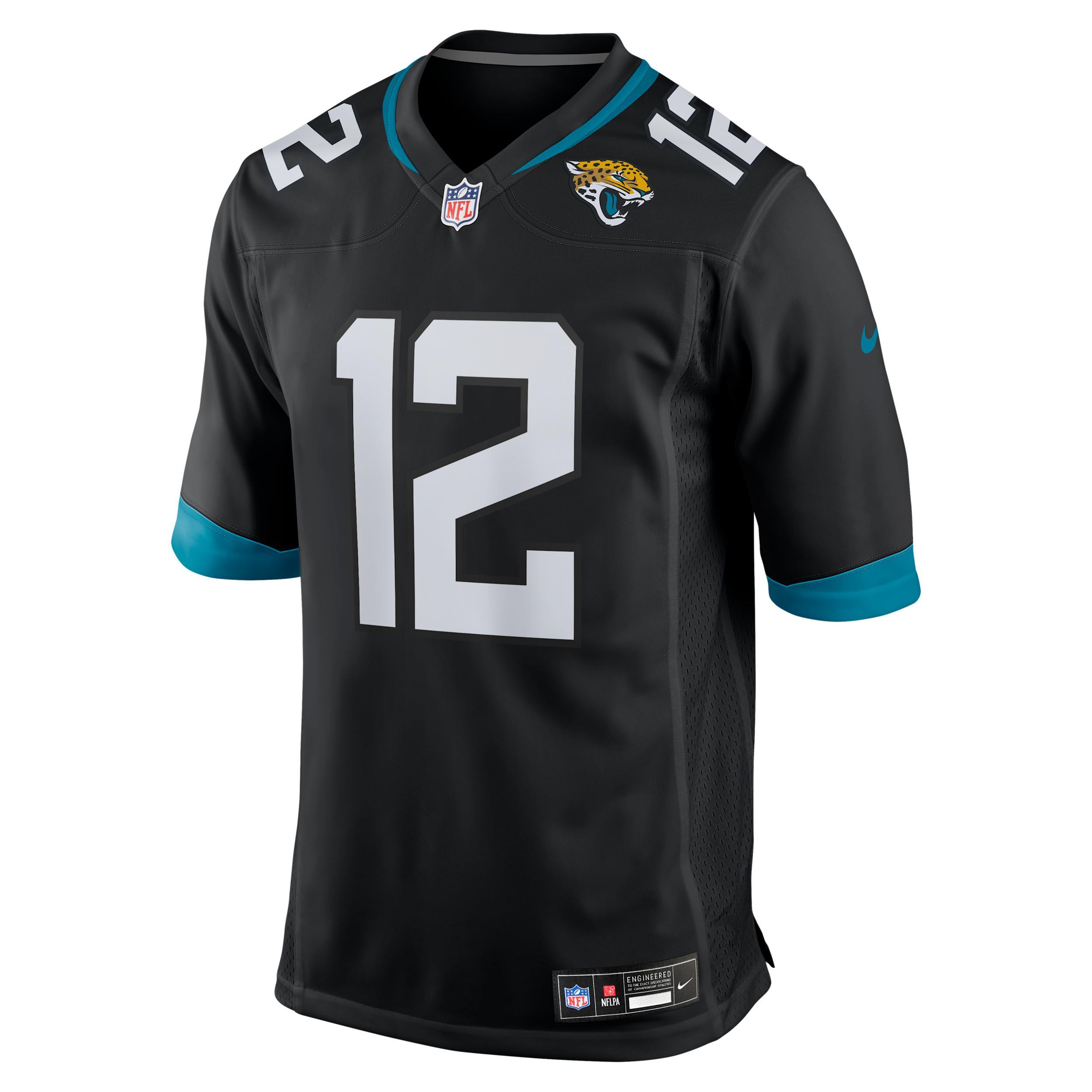 Travis Hunter Jacksonville Jaguars 2025 NFL Draft First Round Pick Nike Mens NFL Game Jersey | 67NMJJGA9NF-3EV Product Image