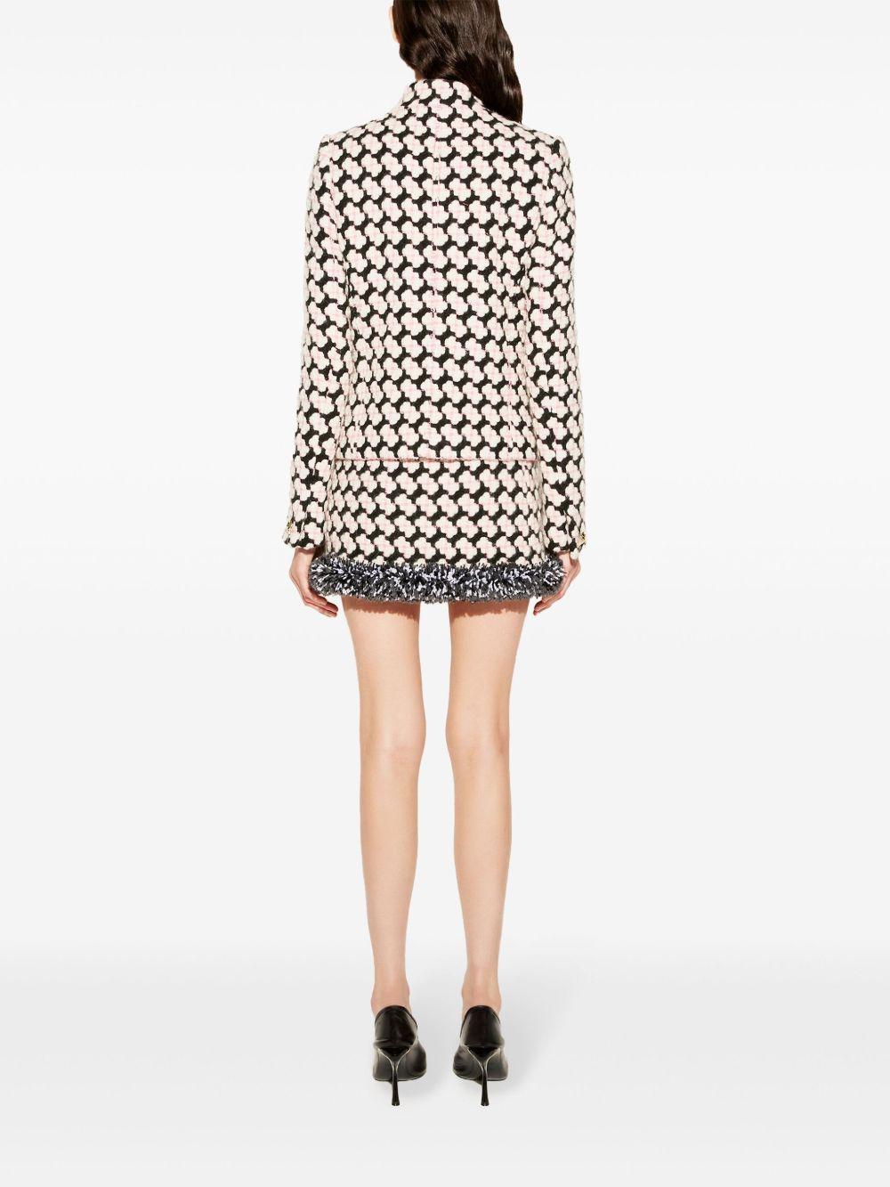 fringed tweed jacket Product Image