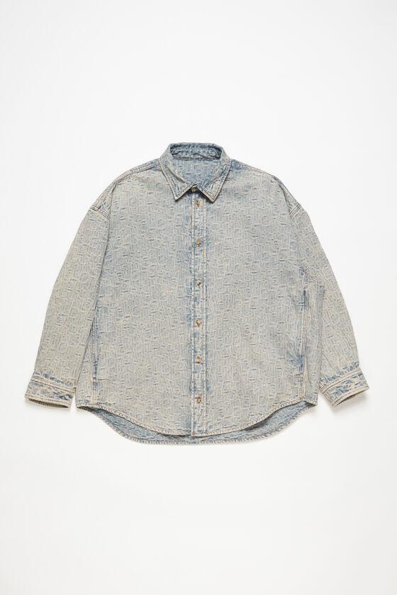 Monogram denim shirt - Relaxed fit Product Image