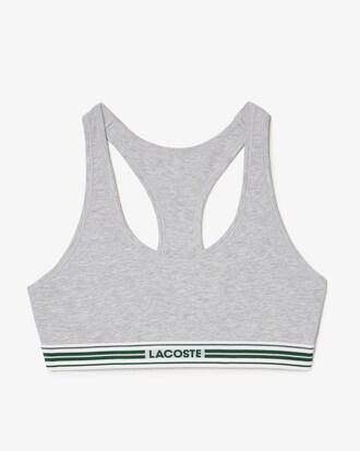 Contrast Band Stretch Cotton Bralette Product Image