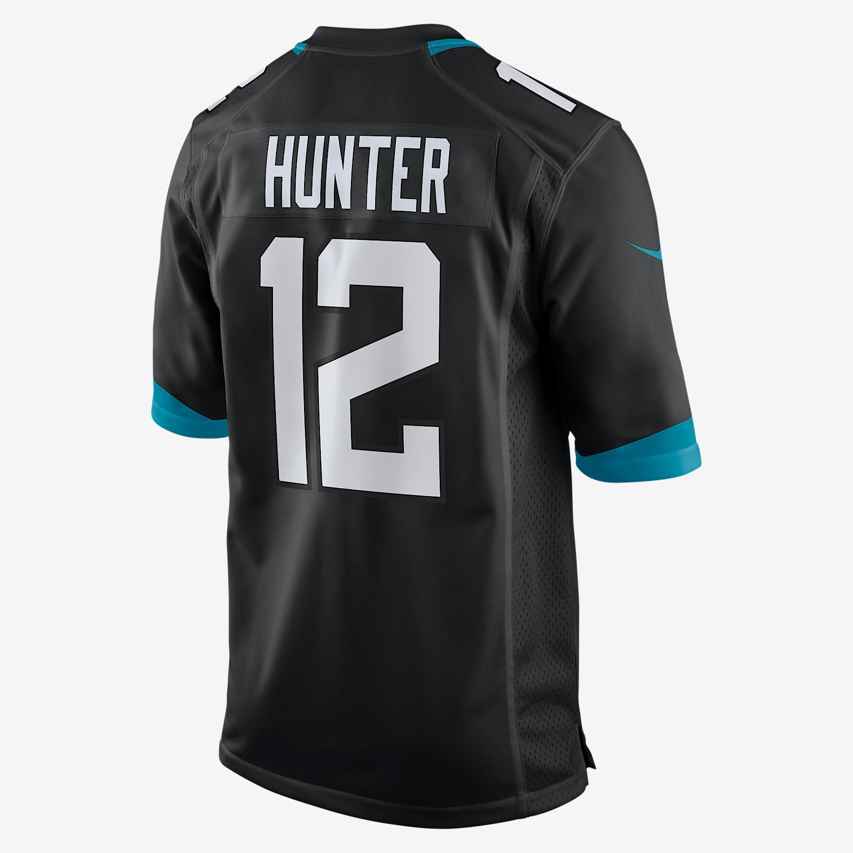 Travis Hunter Jacksonville Jaguars 2025 NFL Draft First Round Pick Nike Mens NFL Game Jersey | 67NMJJGA9NF-3EV Product Image