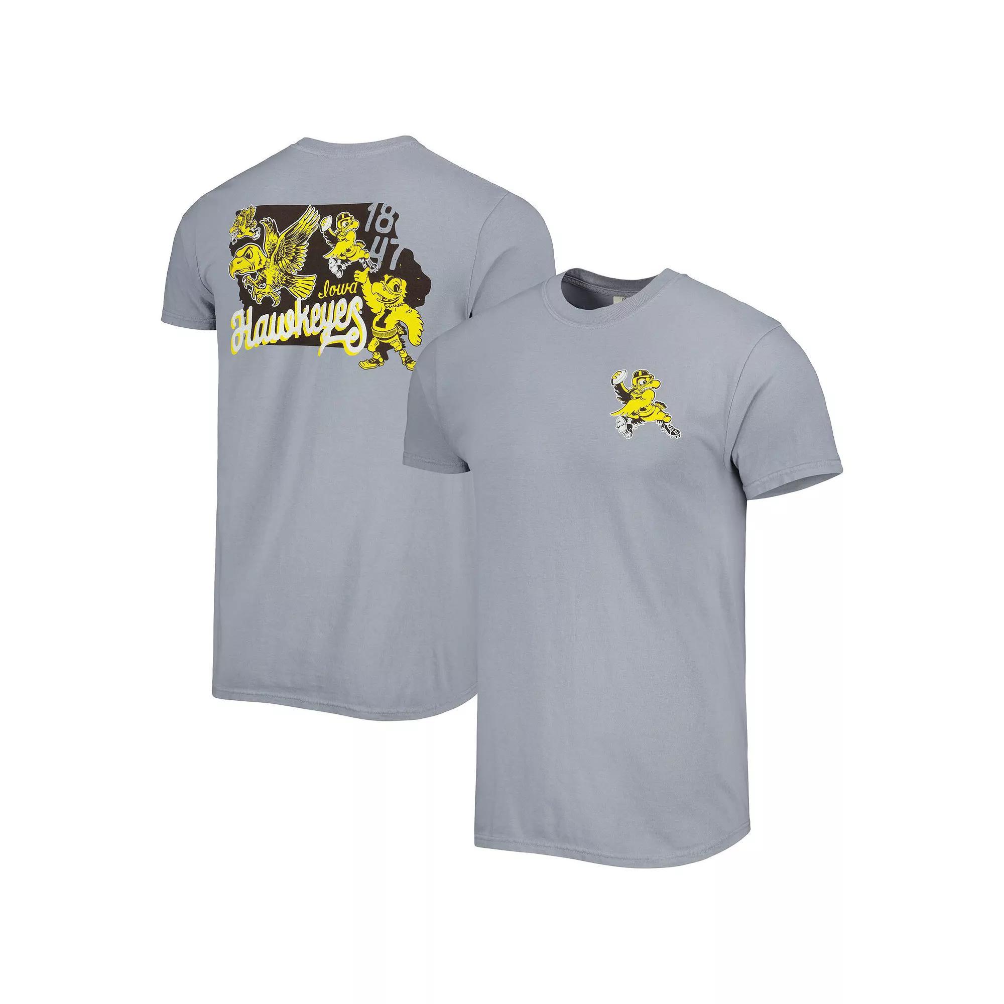 Men's Graphite Iowa Hawkeyes Vault State Comfort T-Shirt, Size: Small, Dark G Product Image