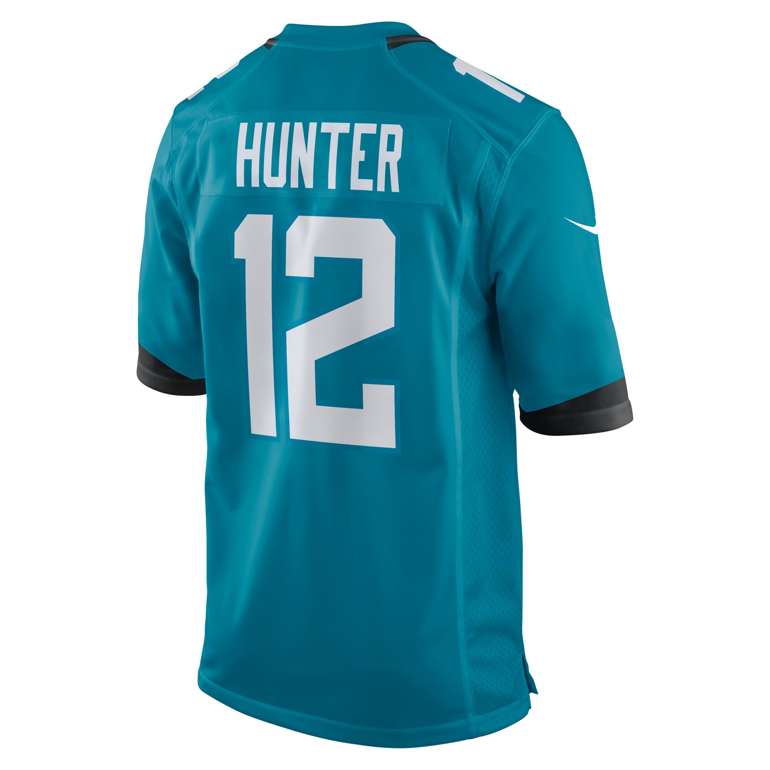 Travis Hunter Jacksonville Jaguars 2025 NFL Draft First Round Pick Nike Mens NFL Game Jersey | 67NMJJGA9NF-3EV Product Image