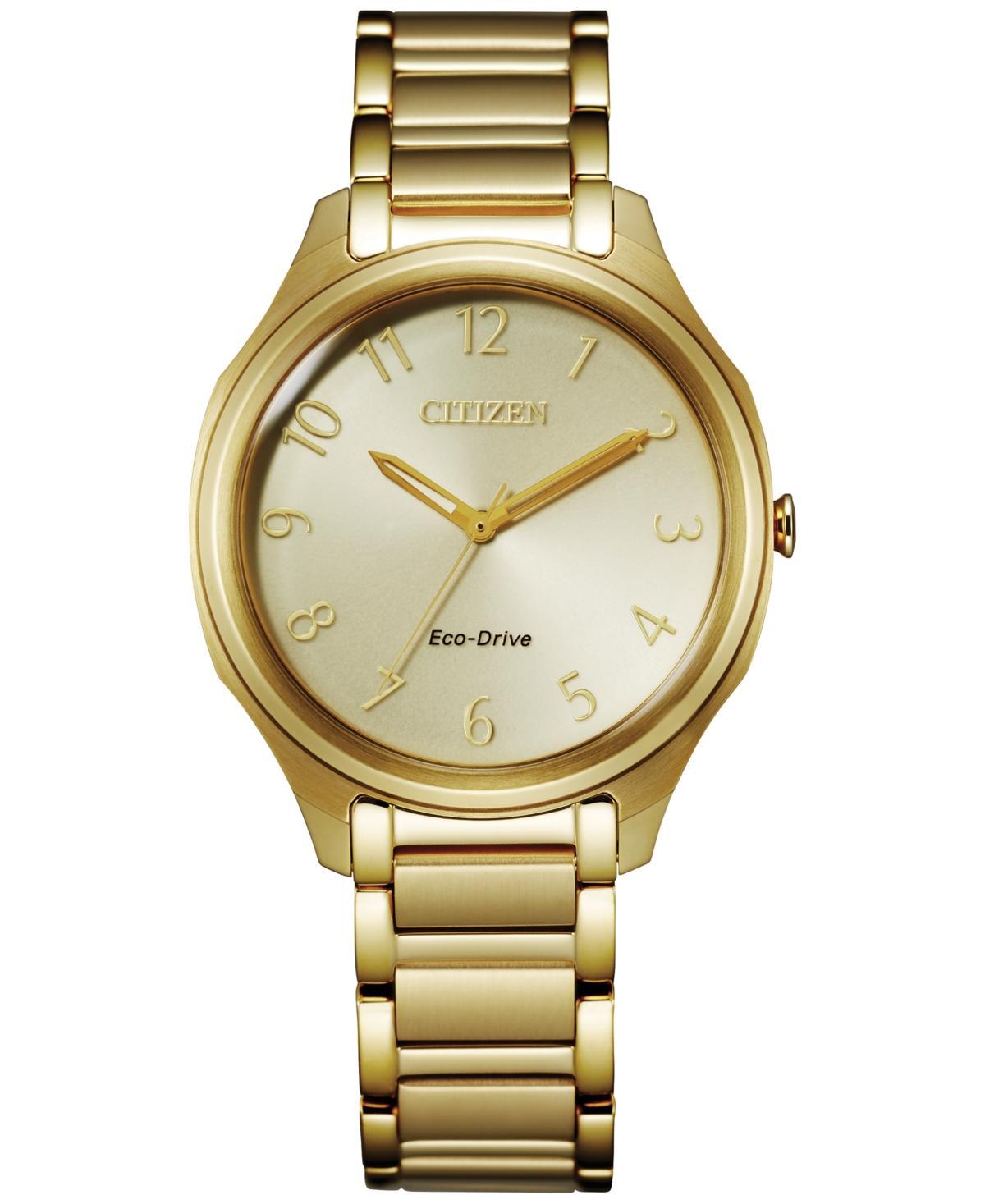 Citizen Eco-Drive Womens Gold Tone Bracelet Watch Product Image