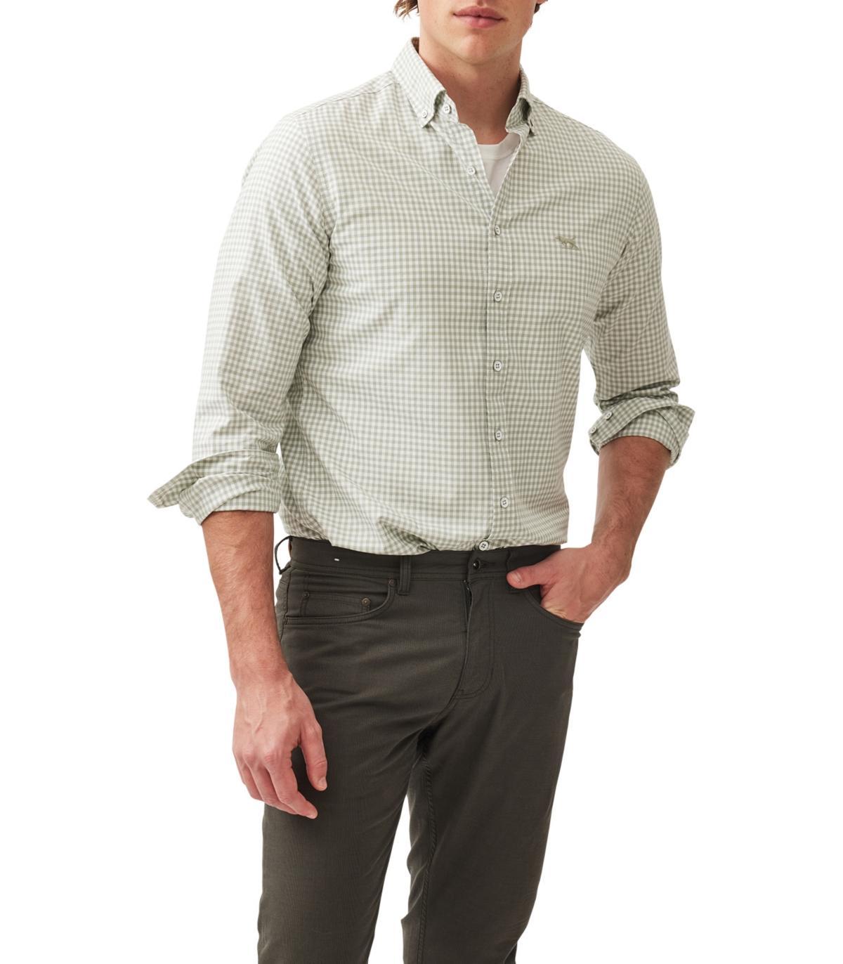 Rodd & Gunn Gunn Check Oxford Long Sleeve Slim Fit Shirt Product Image