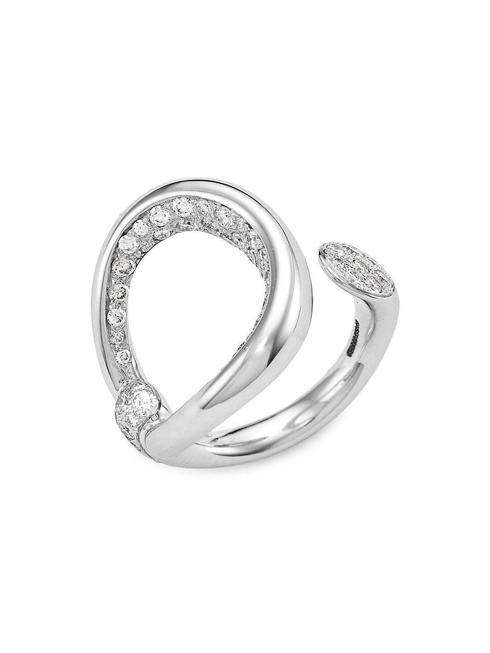 Womens Fantina 18K White Gold & Diamond Ring Product Image