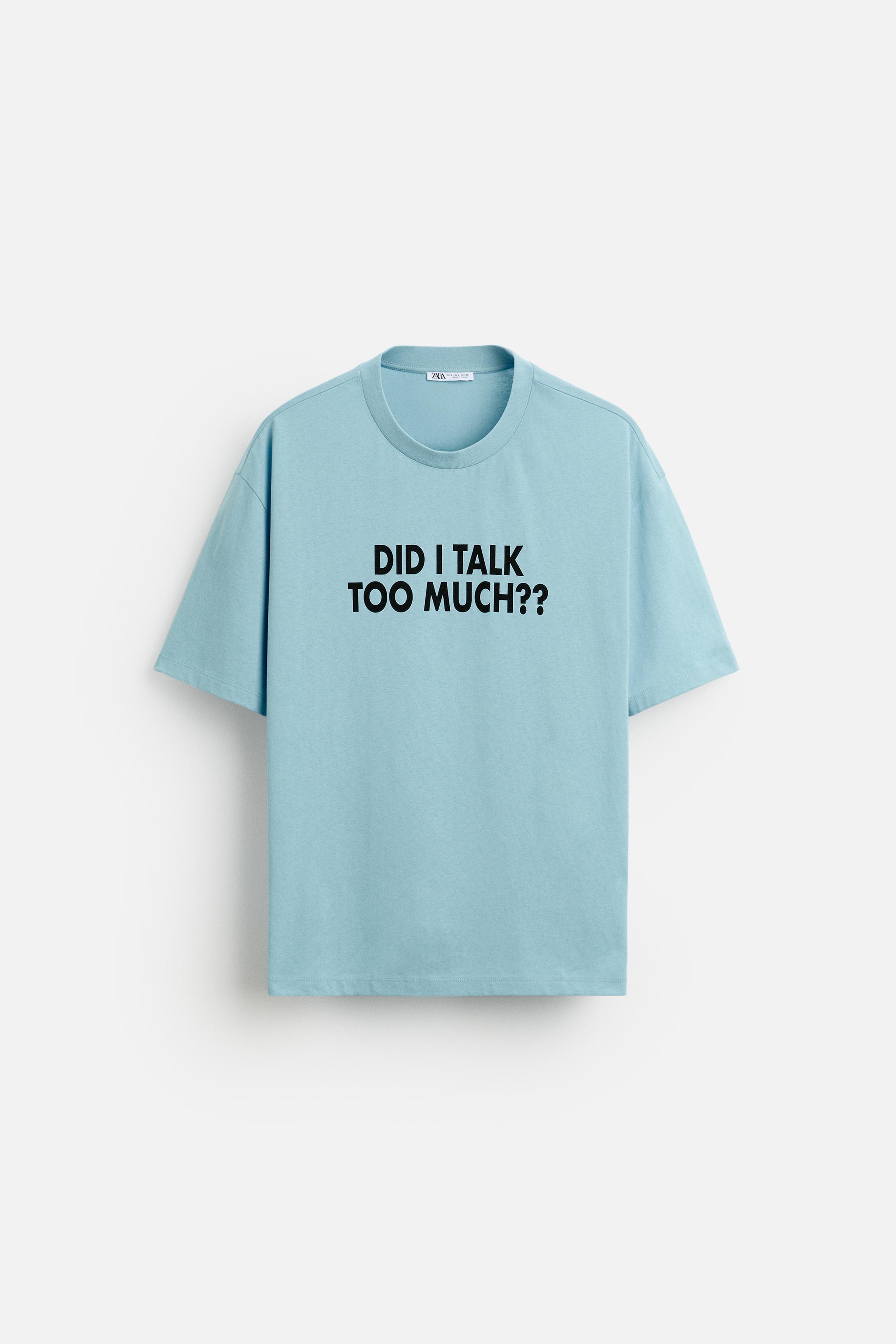 TEXT PRINT T-SHIRT Product Image