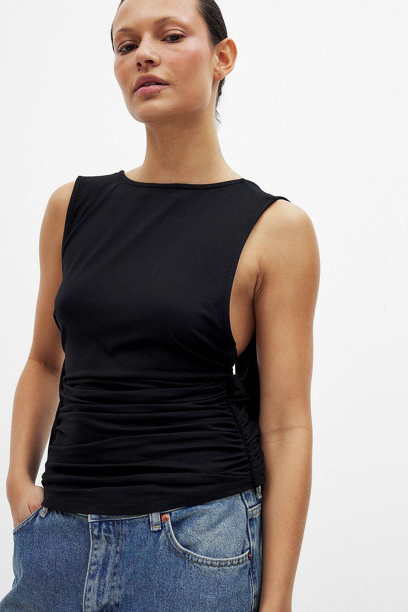 Soft Line Deep Back Top Product Image