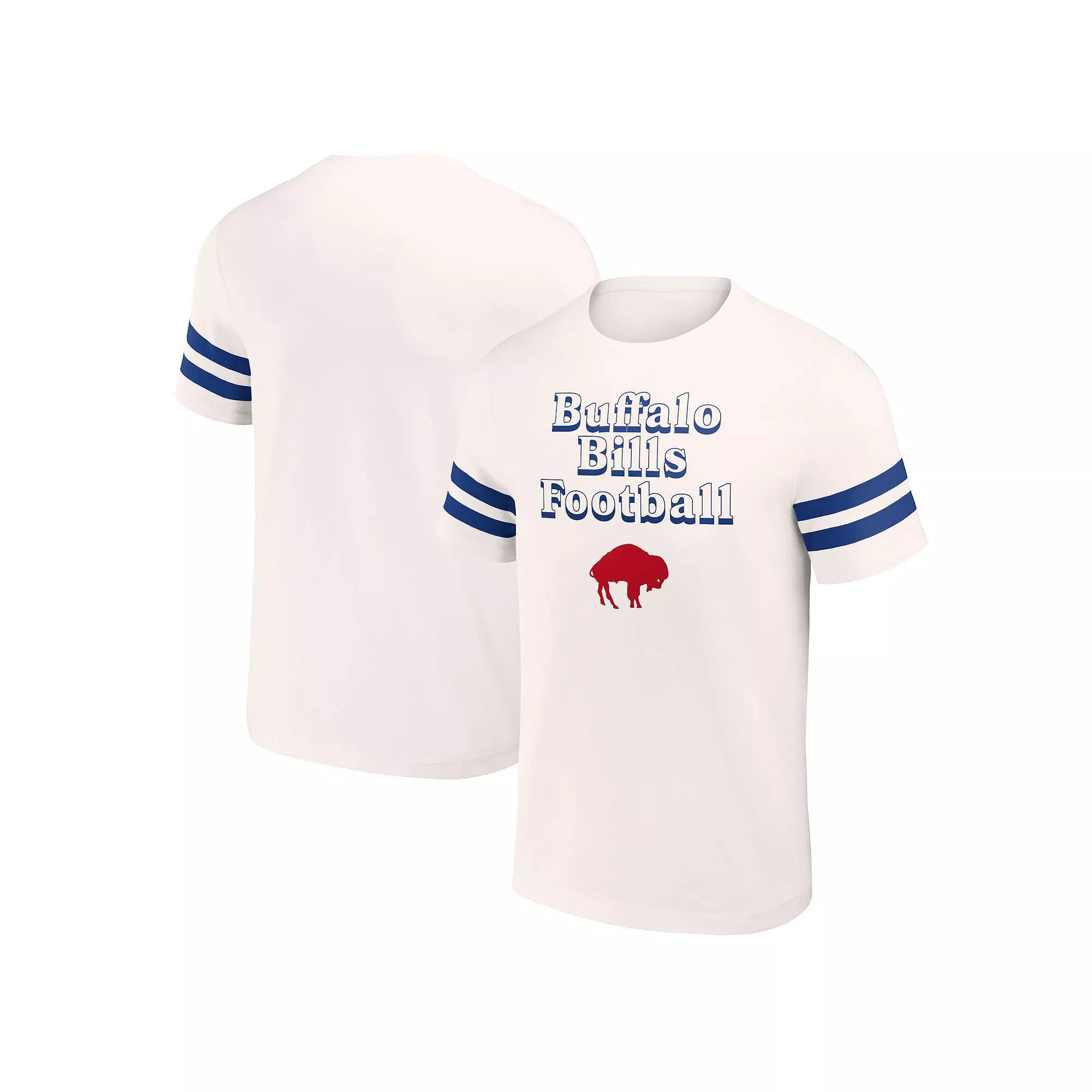 Men's NFL x Darius Rucker Collection by Fanatics Cream Buffalo Bills Vintage T-Shirt,  Product Image
