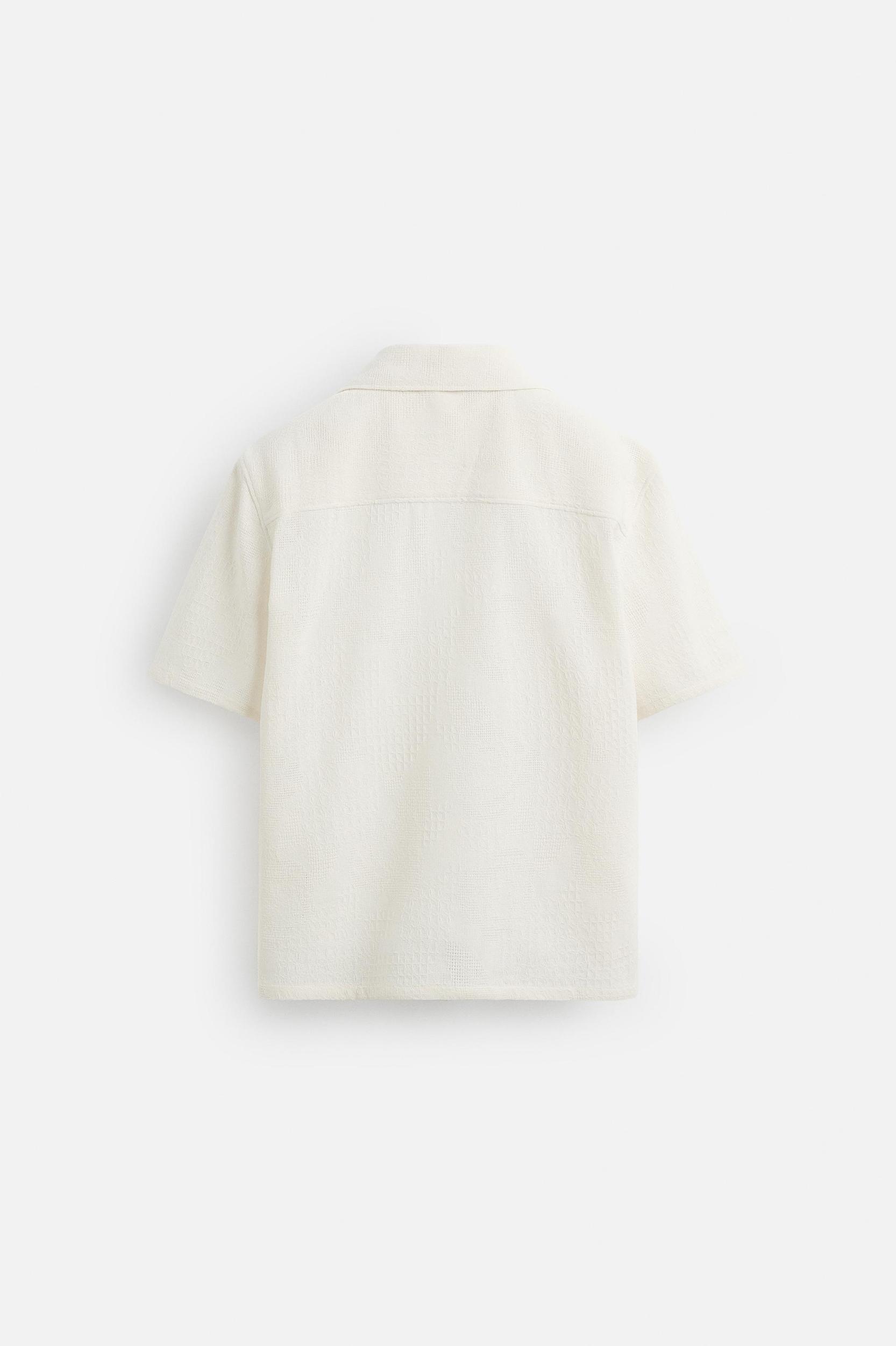 RELAXED FIT JACQUARD SHIRT Product Image