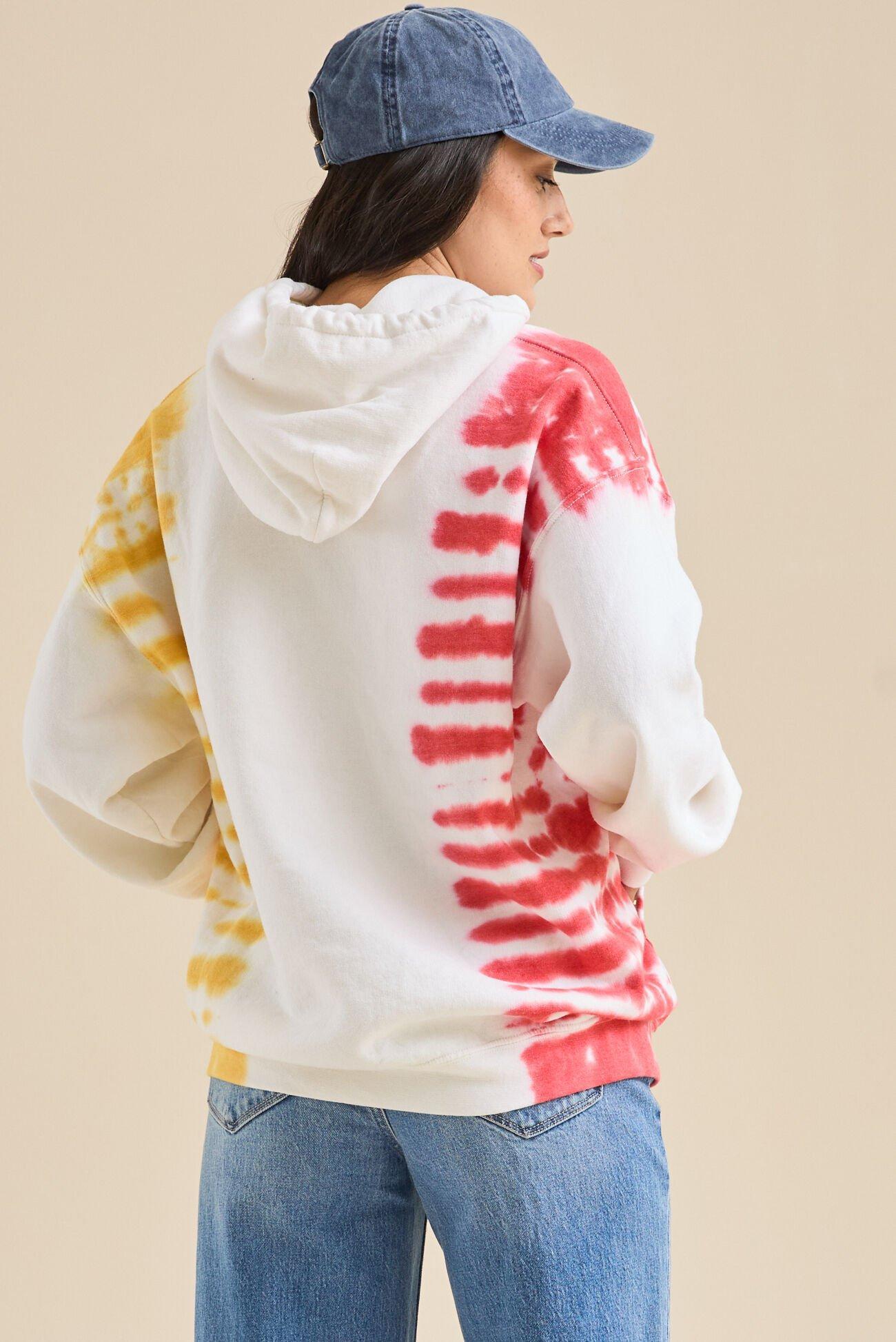 Kansas City Chiefs Tie Dye Hoodie Product Image