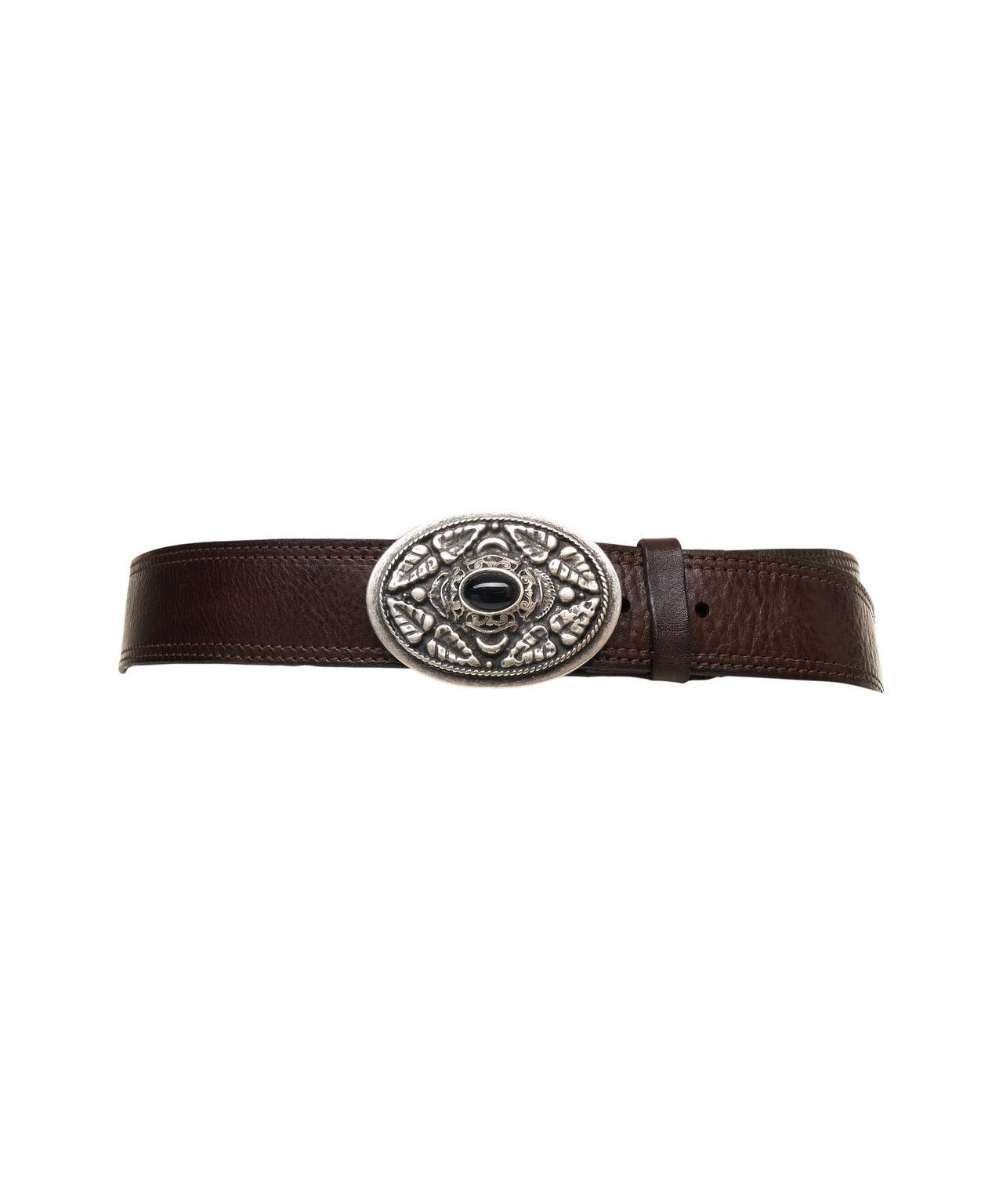 Grained leather belt Product Image