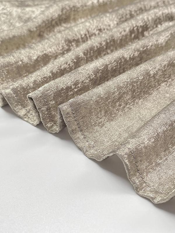 A-Line Loose Gauze See-Through Shiny Split-Joint Round-Neck Evening Dresses Maxi Dresses Product Image