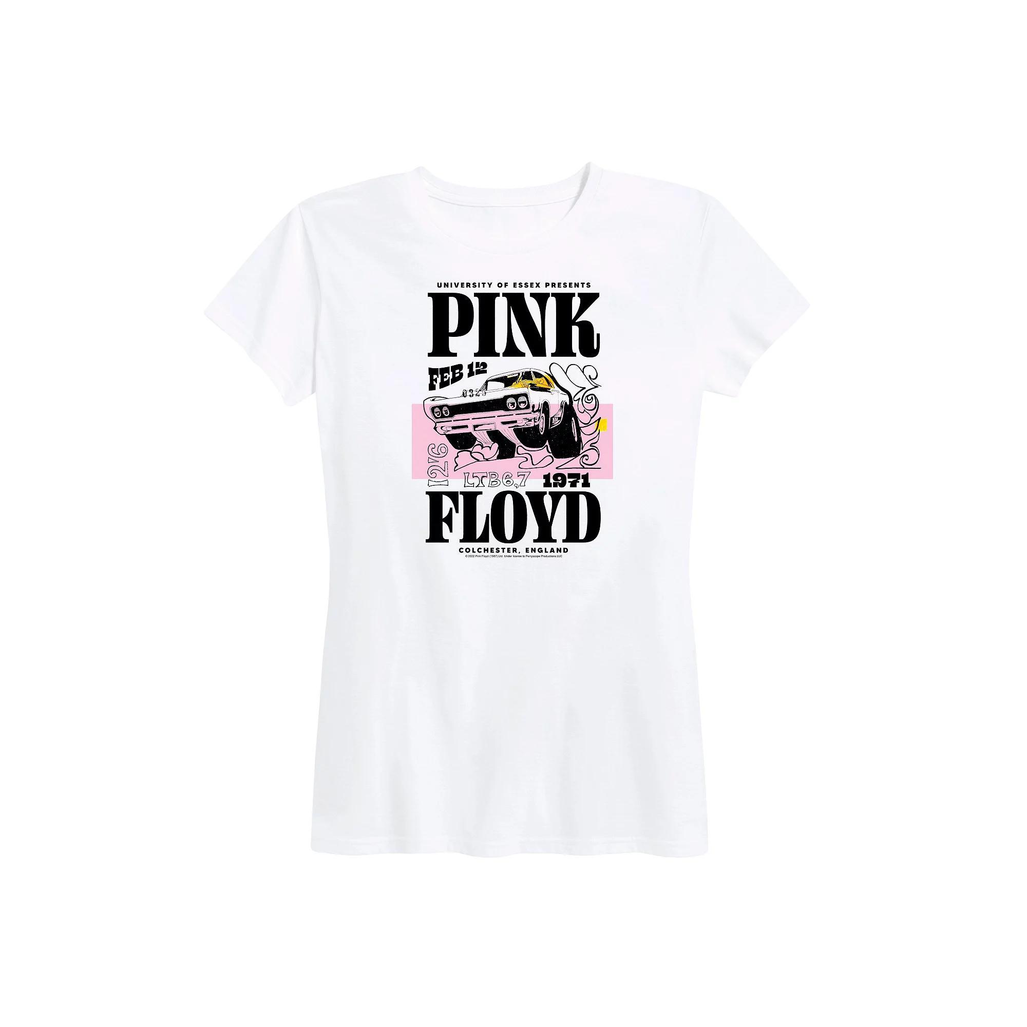 Women's Pink Floyd University Of Essex Graphic Tee, Girl's, Size: XXL, White Product Image