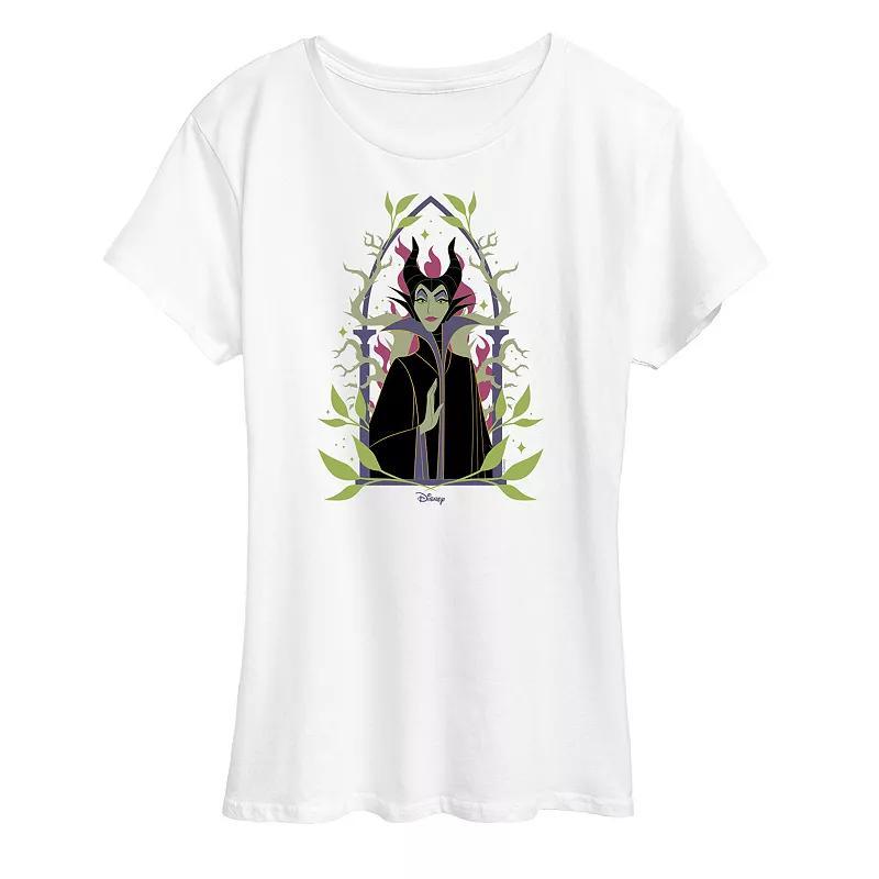 Disney's Sleeping Beauty Maleficent Women's Graphic Tee, Size: Small, Blue Product Image