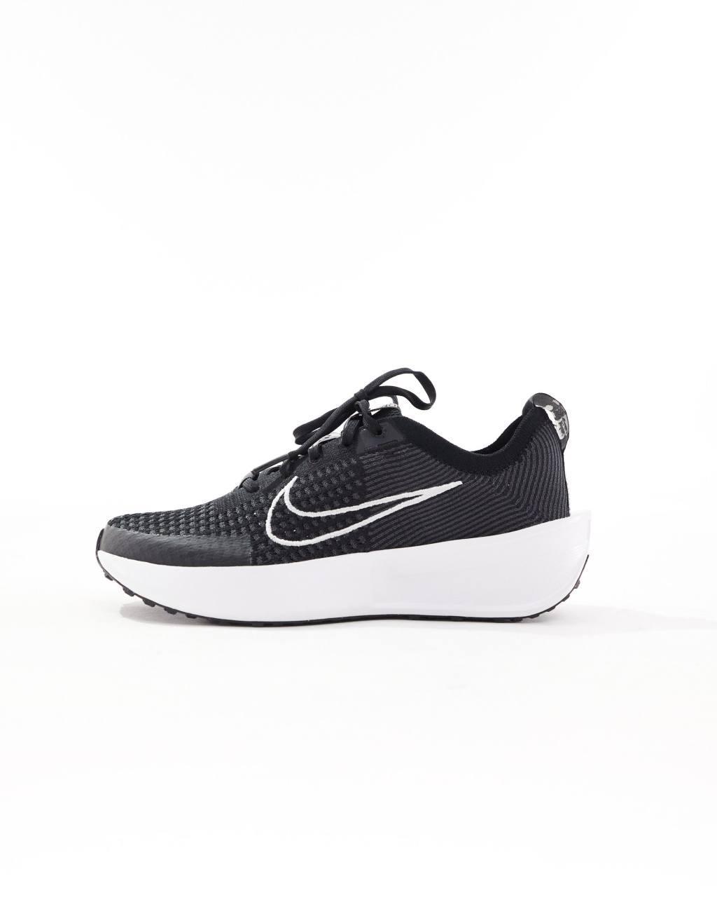 Nike Running Interact sneakers in black  Product Image