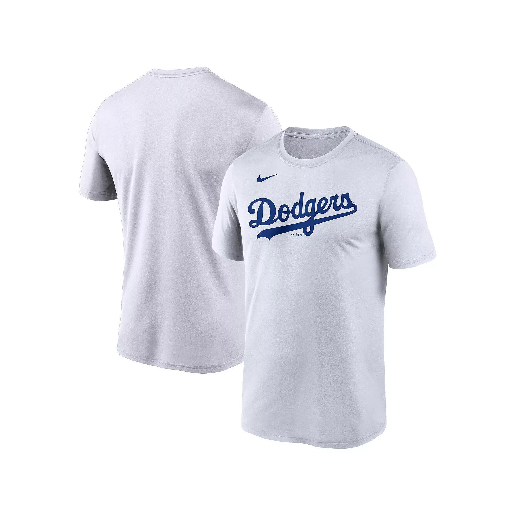 Mens Nike Los Angeles Dodgers Wordmark Legend Performance T-Shirt Product Image