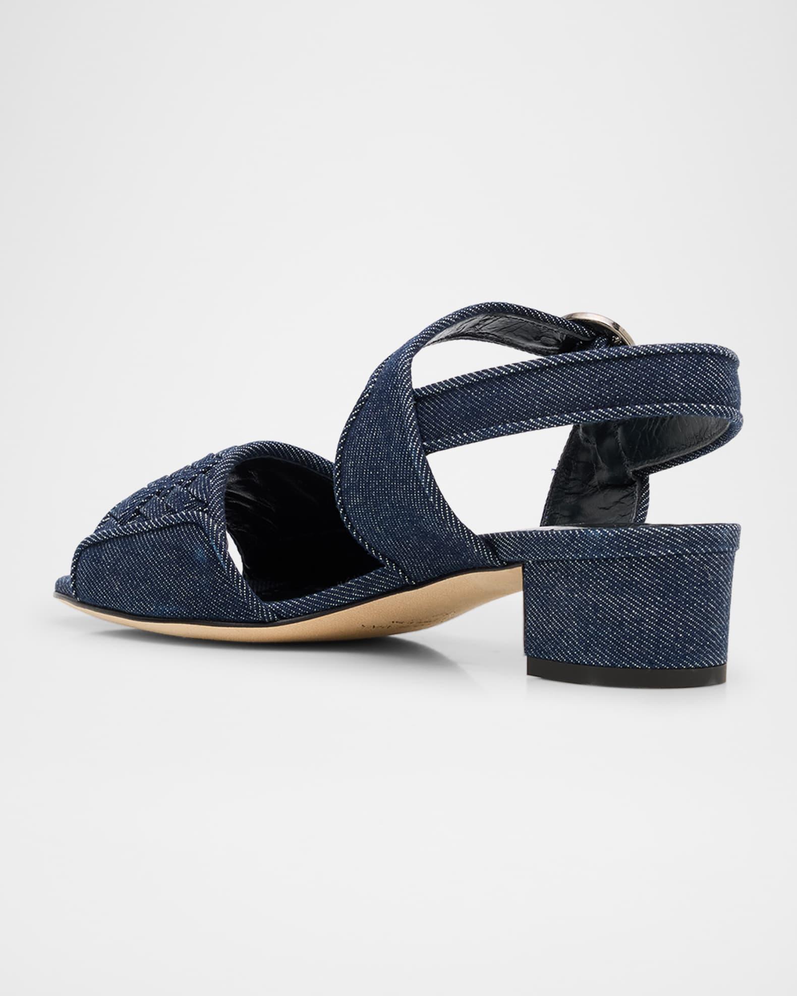 Chambray Vibius Den Buckle-Strap Sandals Product Image
