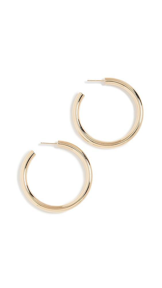 Jennifer Zeuner Jewelry Lou Medium Hoop Earrings | Shopbop Product Image