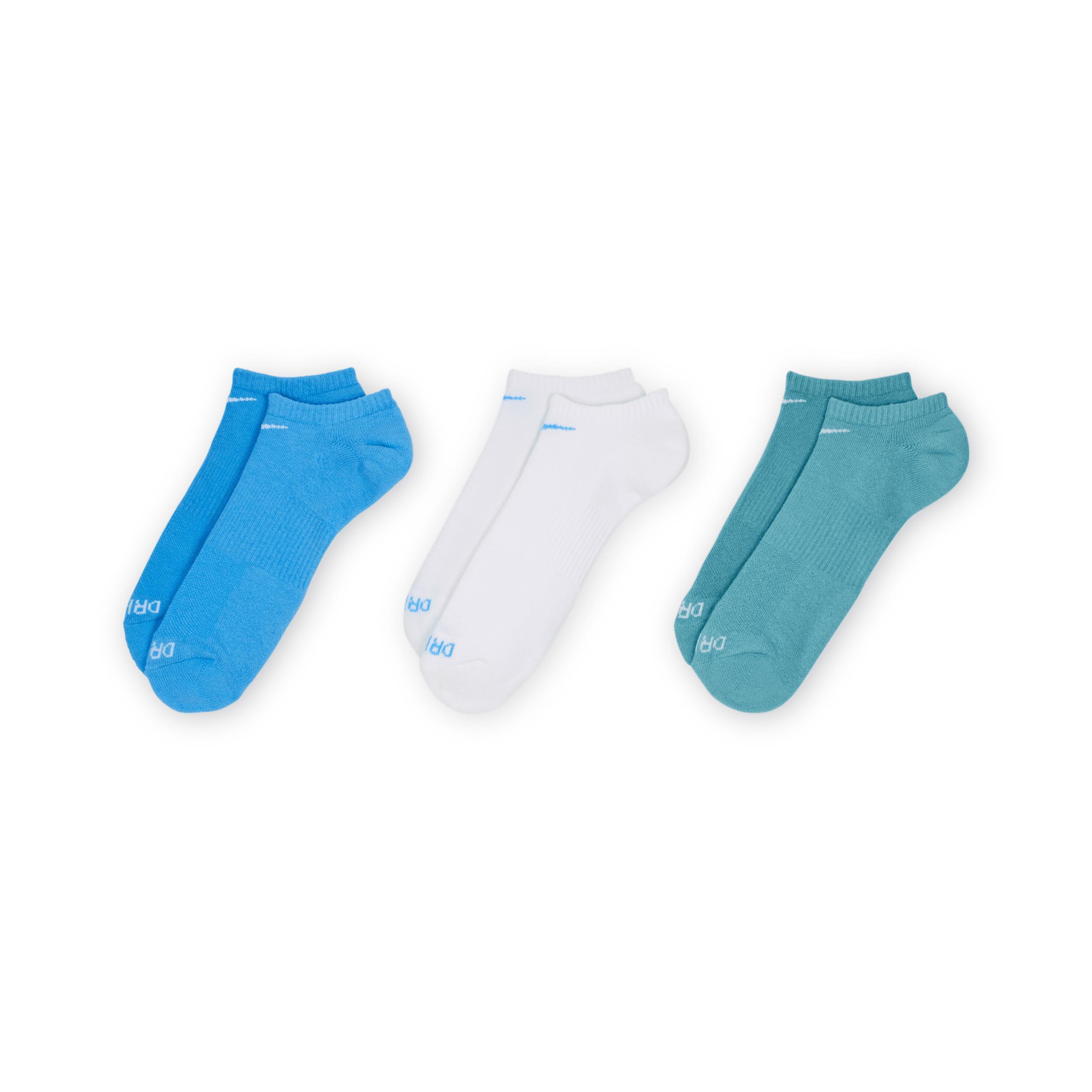 Nike Unisex Everyday Plus Cushion Training No-Show Socks (3 Pairs) Product Image