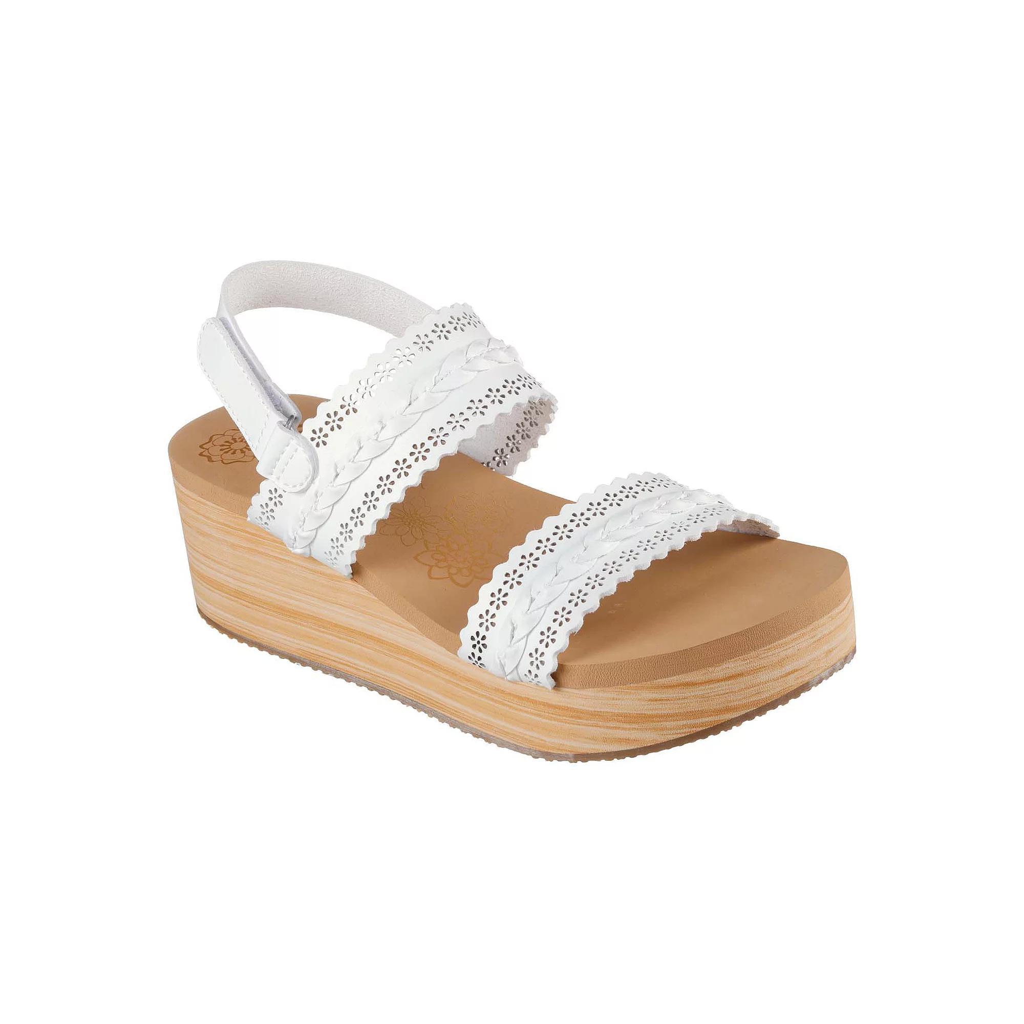 Skechers Cali Summers Coastal Stroll Womens Wedge Sandals Product Image