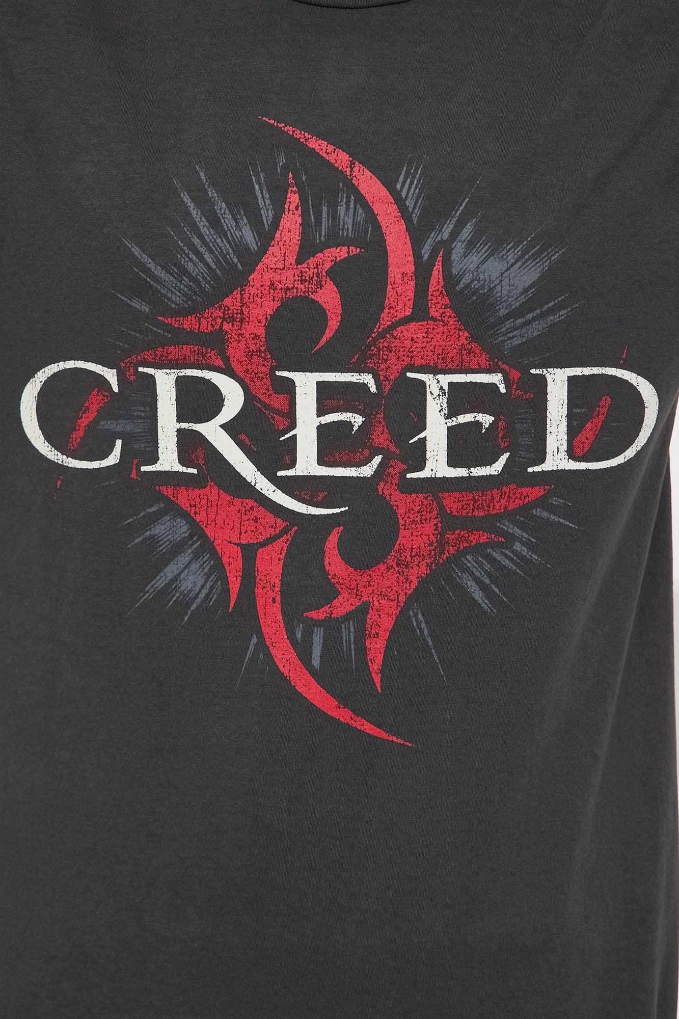 Creed Washed Oversized Tee - Black Female Product Image