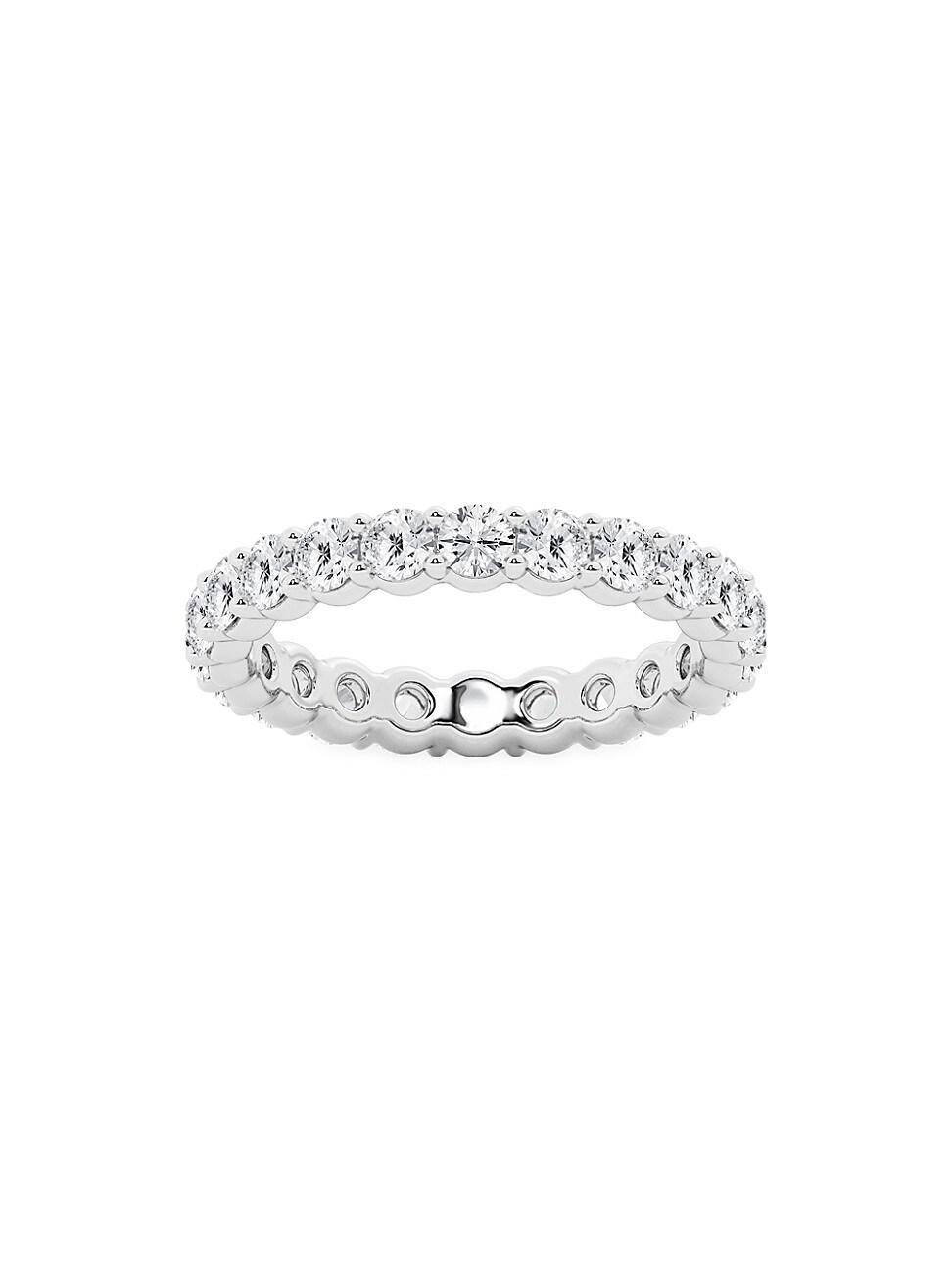 Womens Platinum & Round Lab-Grown Diamond Eternity Band/2.00-5.00 TCW Product Image