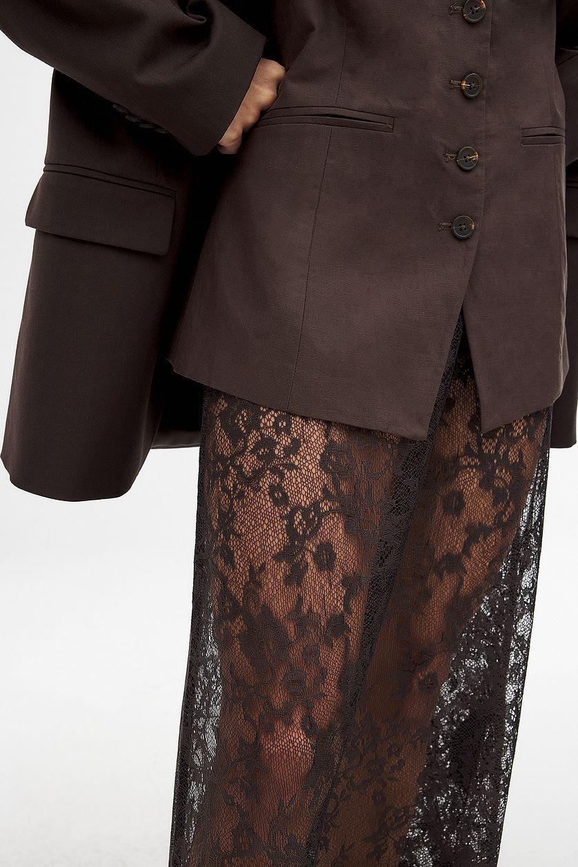 Lace Maxi Skirt Product Image