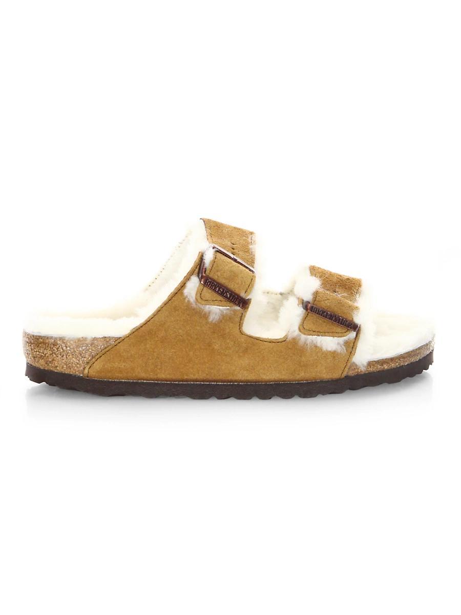 Birkenstock Womens Arizona Shearling Sandal Womens at Urban Outfitters Product Image