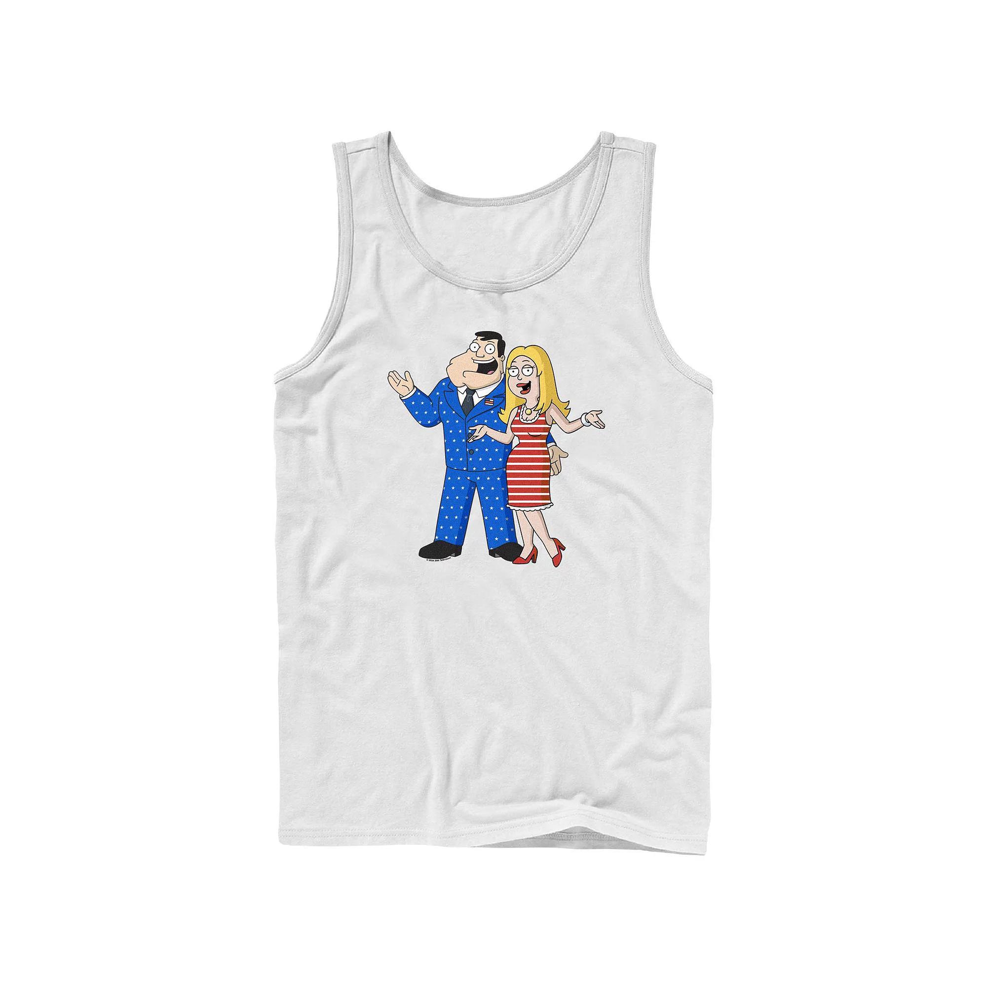 Men's American Dad Americana Outfits Graphic Tank,  Product Image