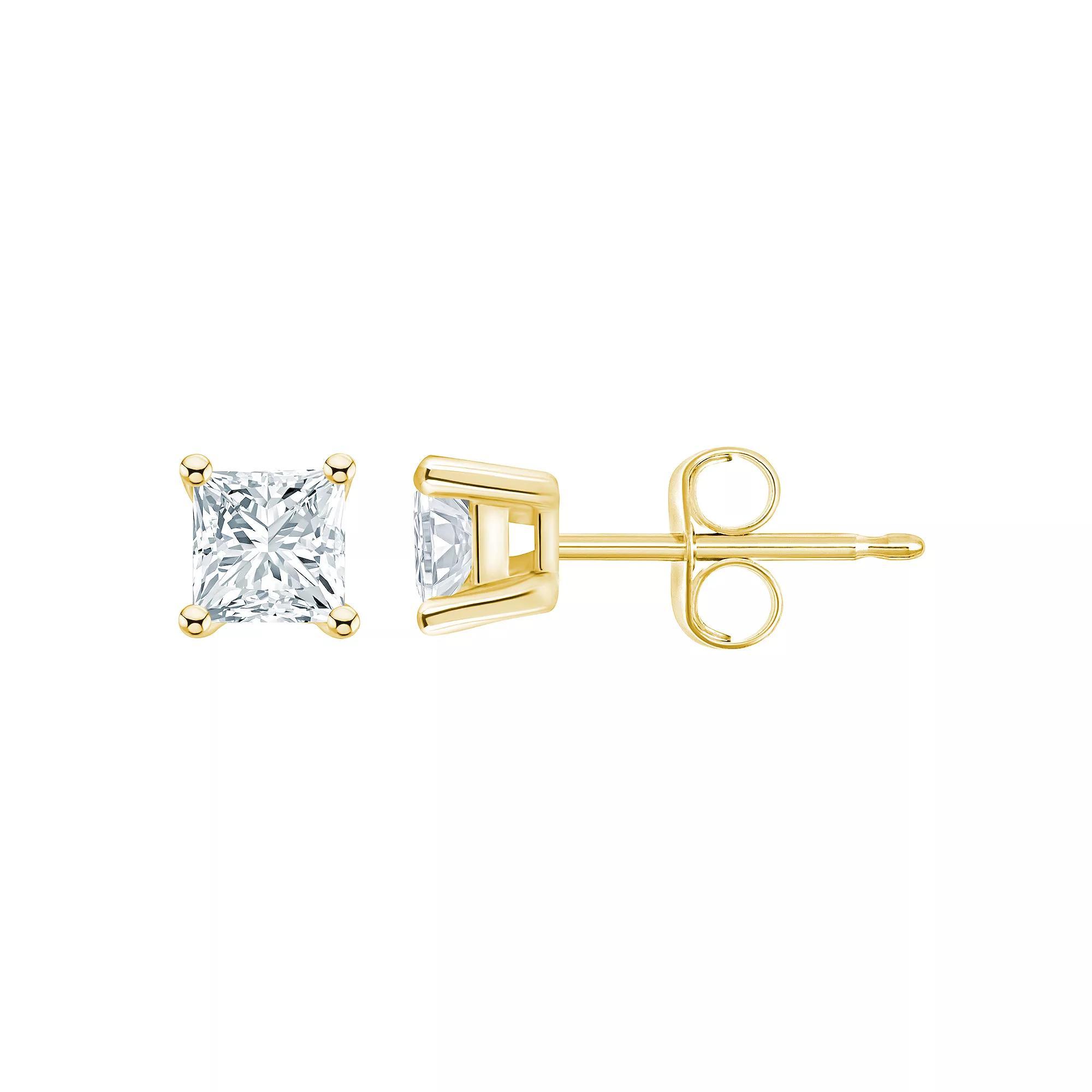 Celebration Gems 14k Gold 3/4 Carat T.W. Diamond Stud Earrings, Women's Product Image