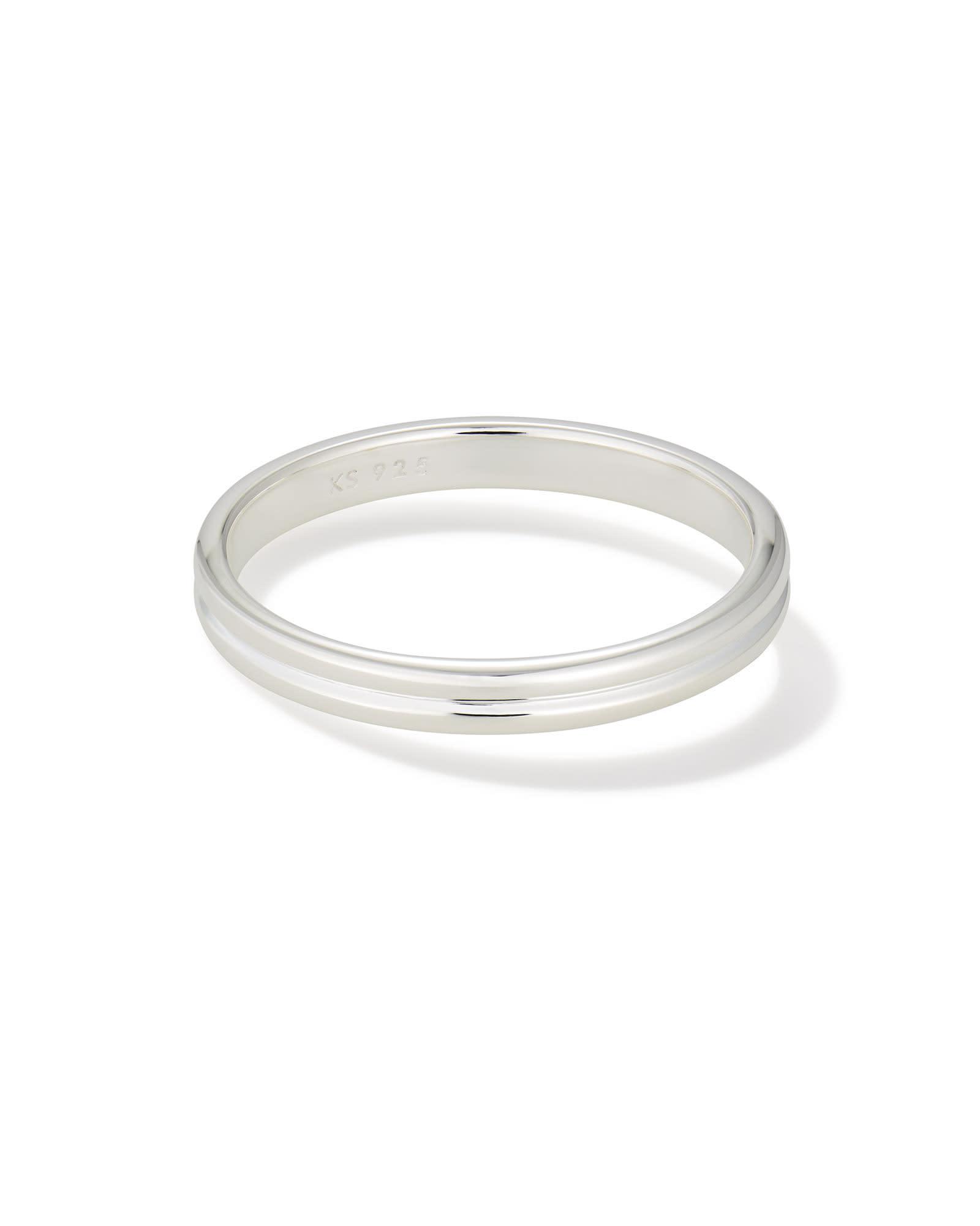 Morgan Band Ring in Sterling Silver Product Image