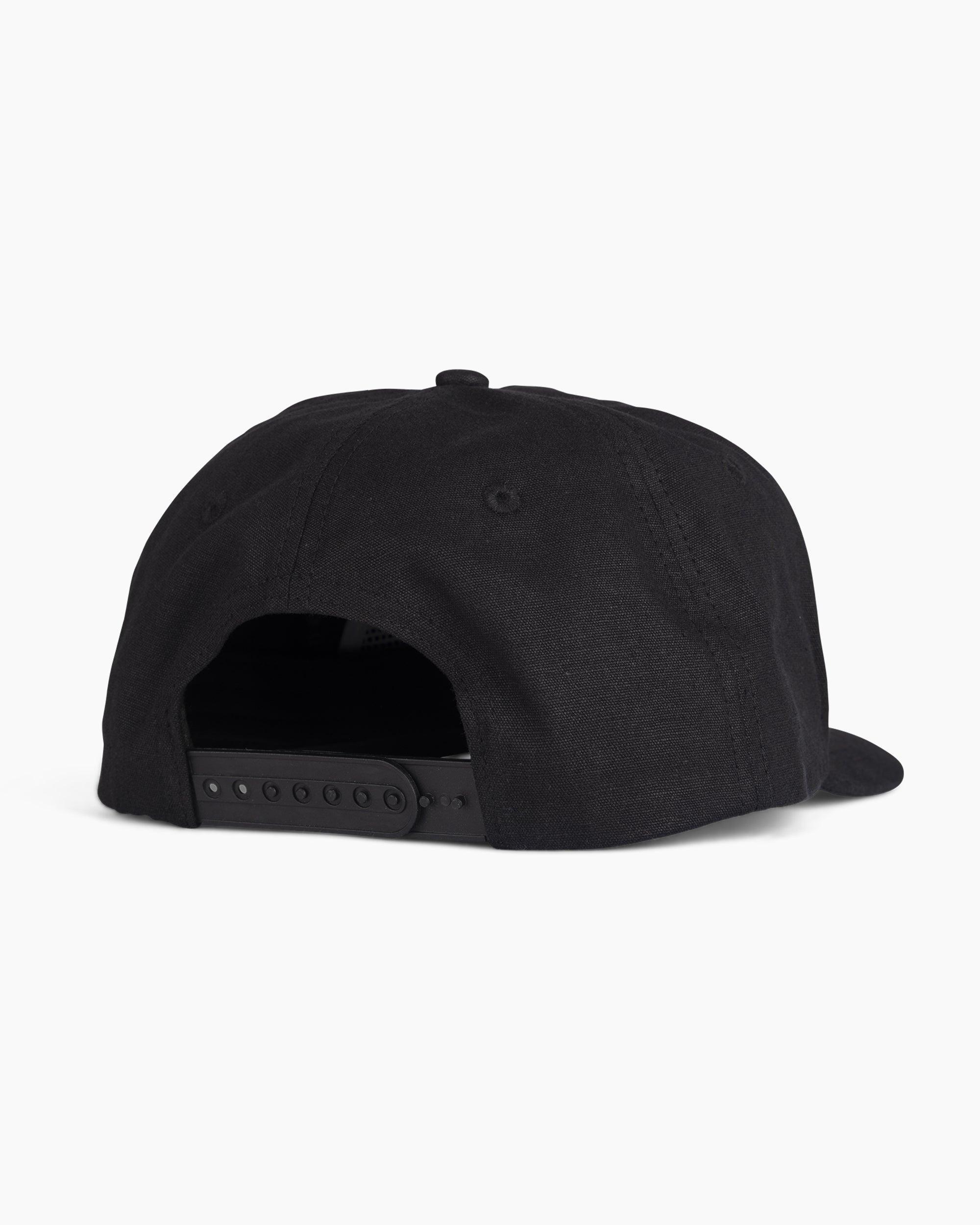 A-Frame 5 Panel Hat - Black Male Product Image