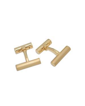 Link Up Two Tone Rhodium Plated Bar Cufflinks Product Image