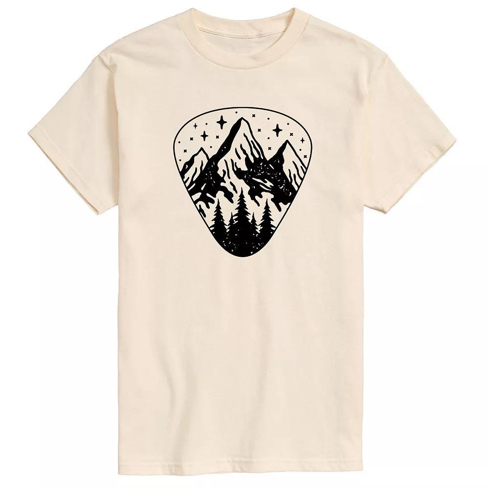 Men's Guitar Pick Outdoor Scene Tee,  Product Image