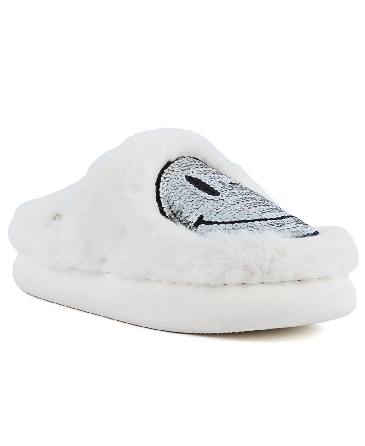 sugar Chills Women's Casual Slippers, Size: 11, White Silver Product Image