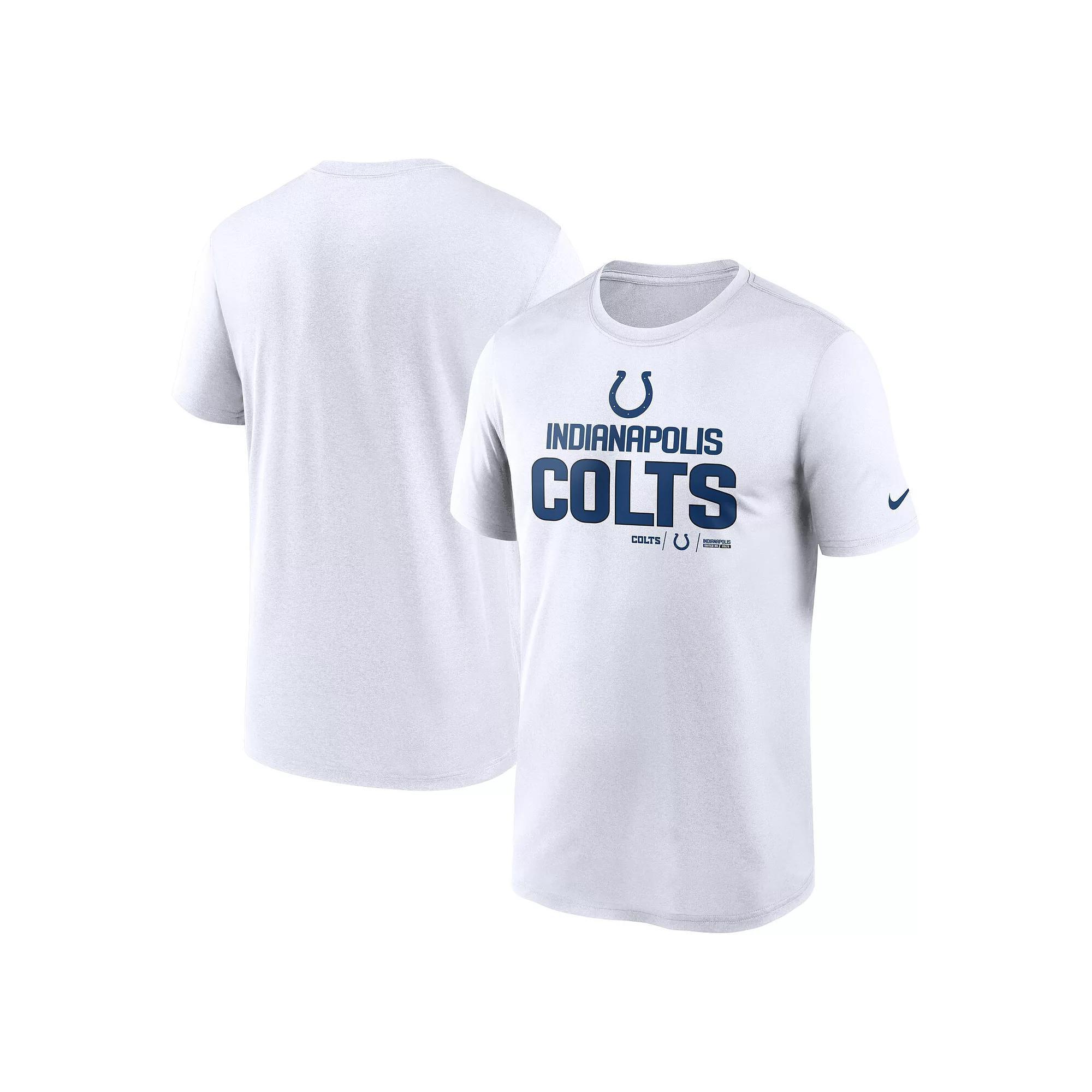 Men's Nike White Indianapolis Colts Legend Community Performance T-Shirt,  Product Image