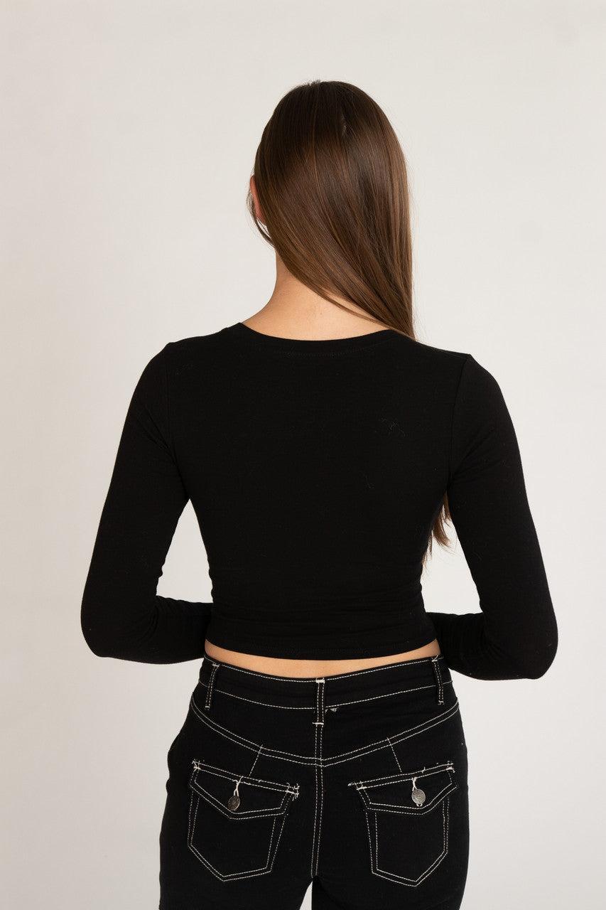 Long Sleeve Crew Neck Tee Product Image