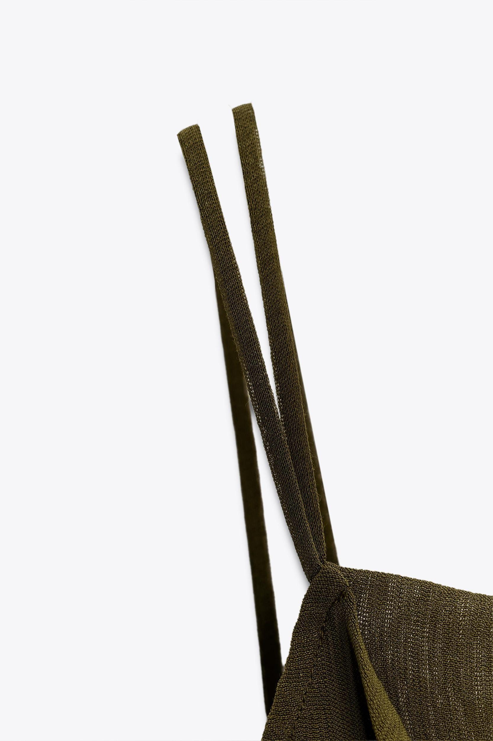 SEMI-SHEER TEXTURED ASYMMETRIC TOP Product Image