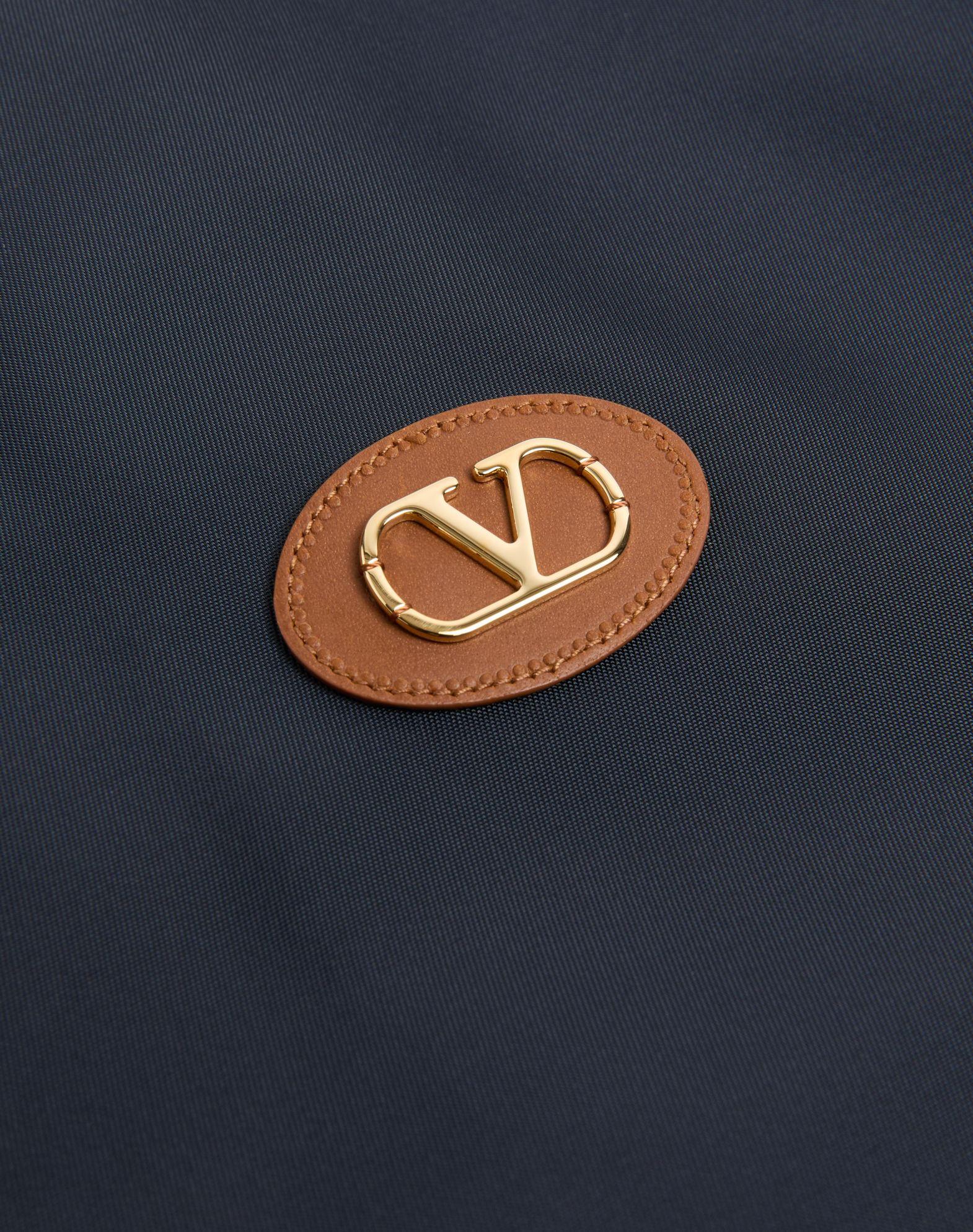 Nylon Blouson With Vlogo Patch Product Image