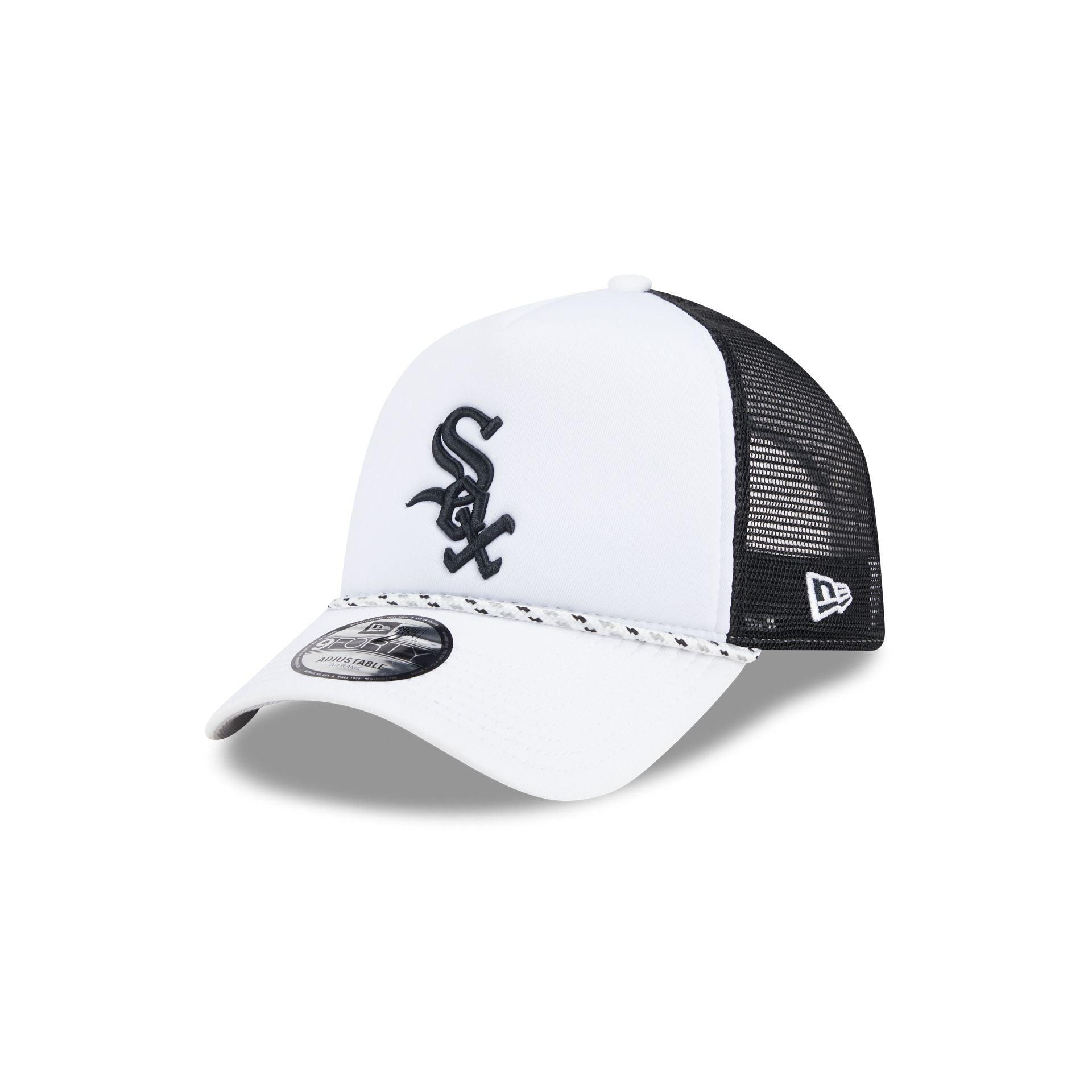 Chicago White Sox Court Sport 9FORTY A-Frame Trucker Hat Male Product Image