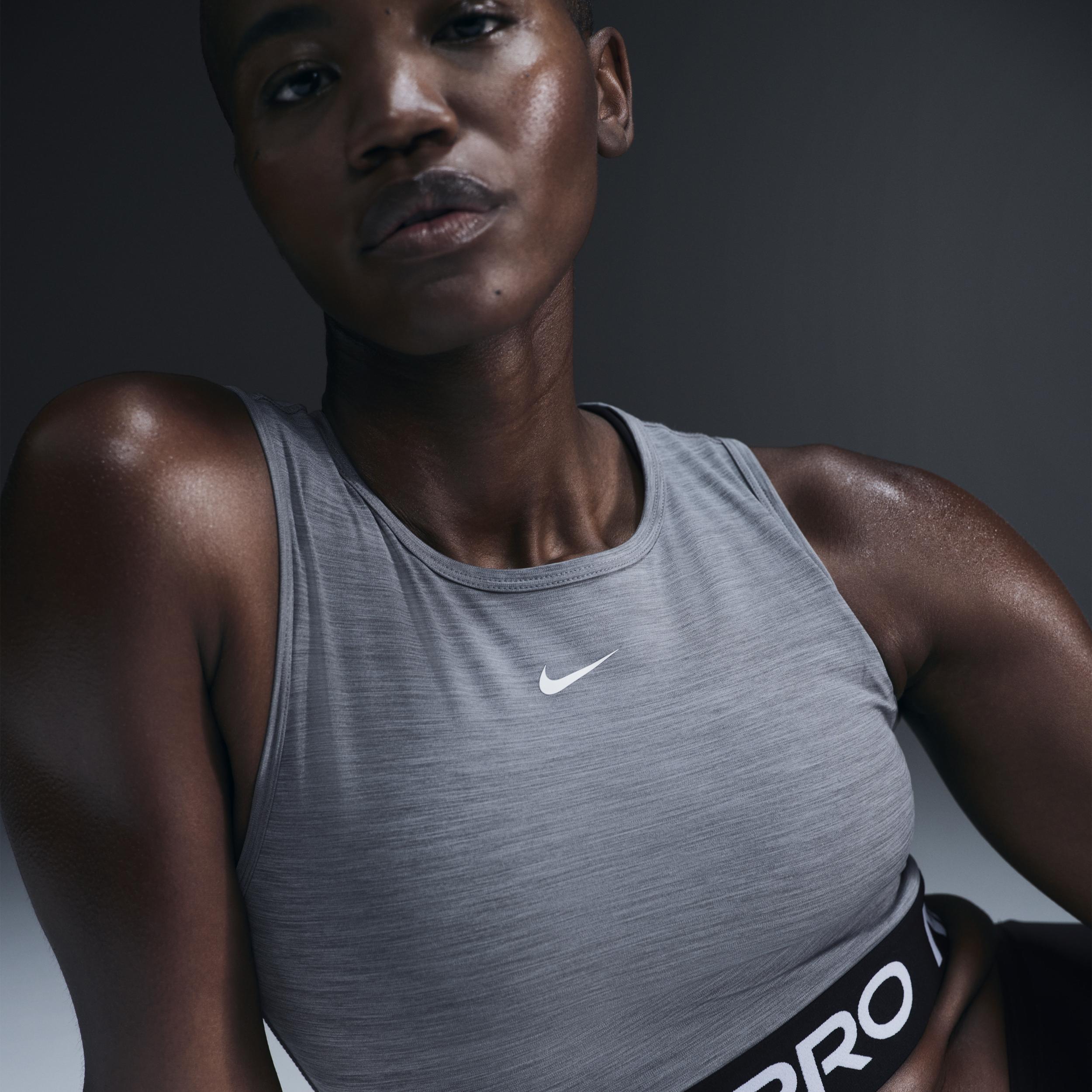 Womens Nike Pro Dri-FIT Crop Tank Top Product Image