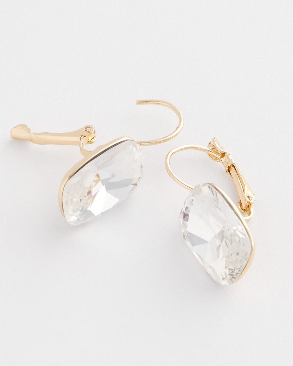 No Droop™ Clear Drop Earrings Product Image