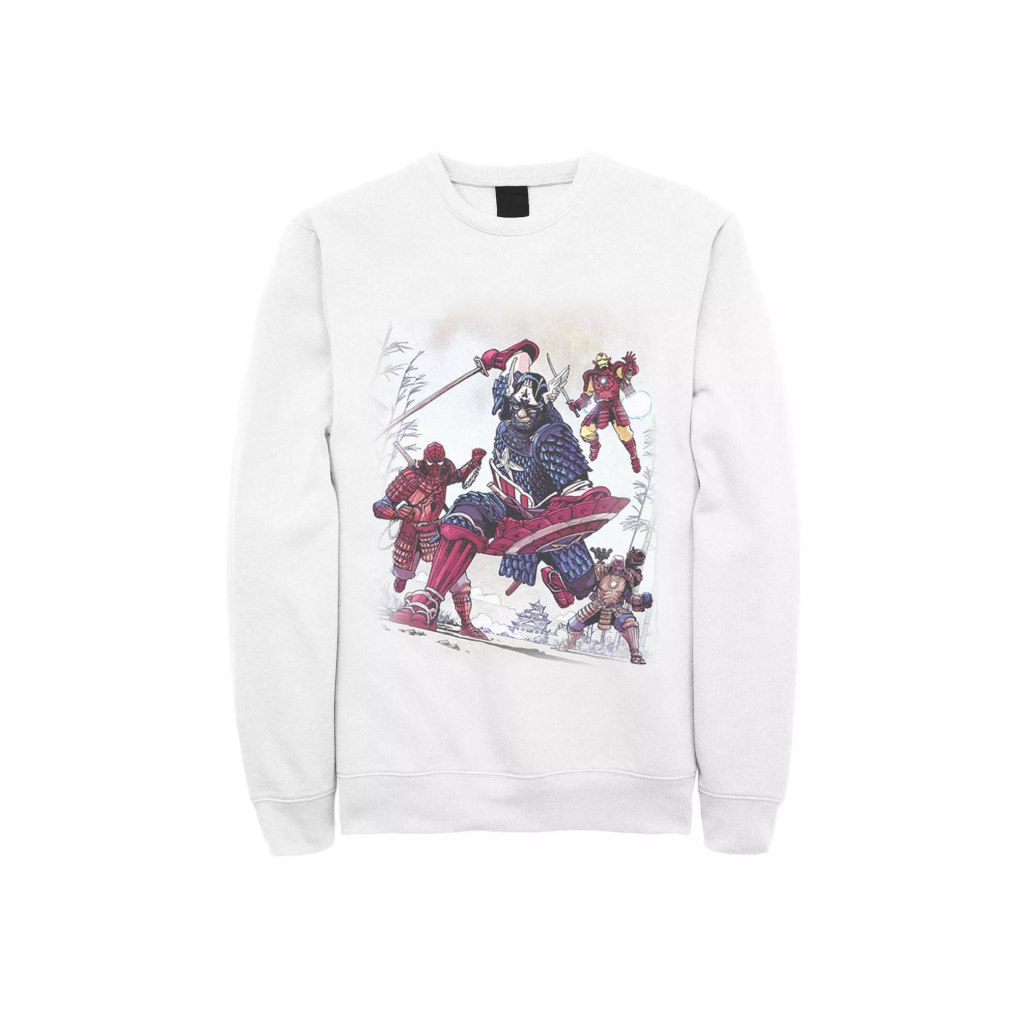 Men's Marvel Avengers Assemble Samurai Warriors Sweatshirt,  Product Image