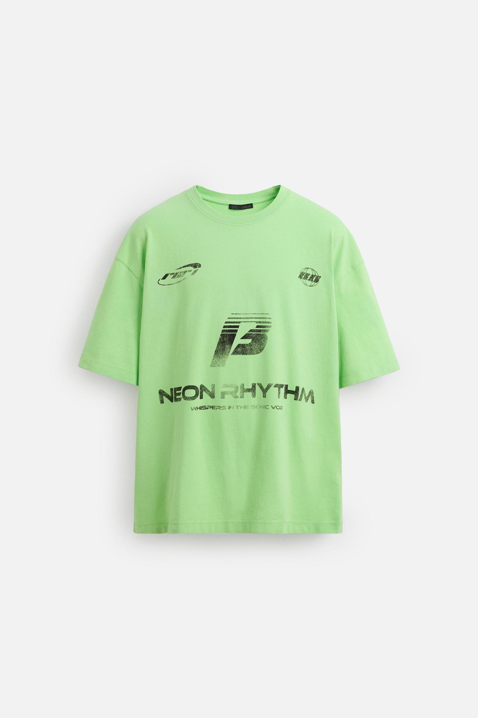 WASHED PRINT T-SHIRT Product Image