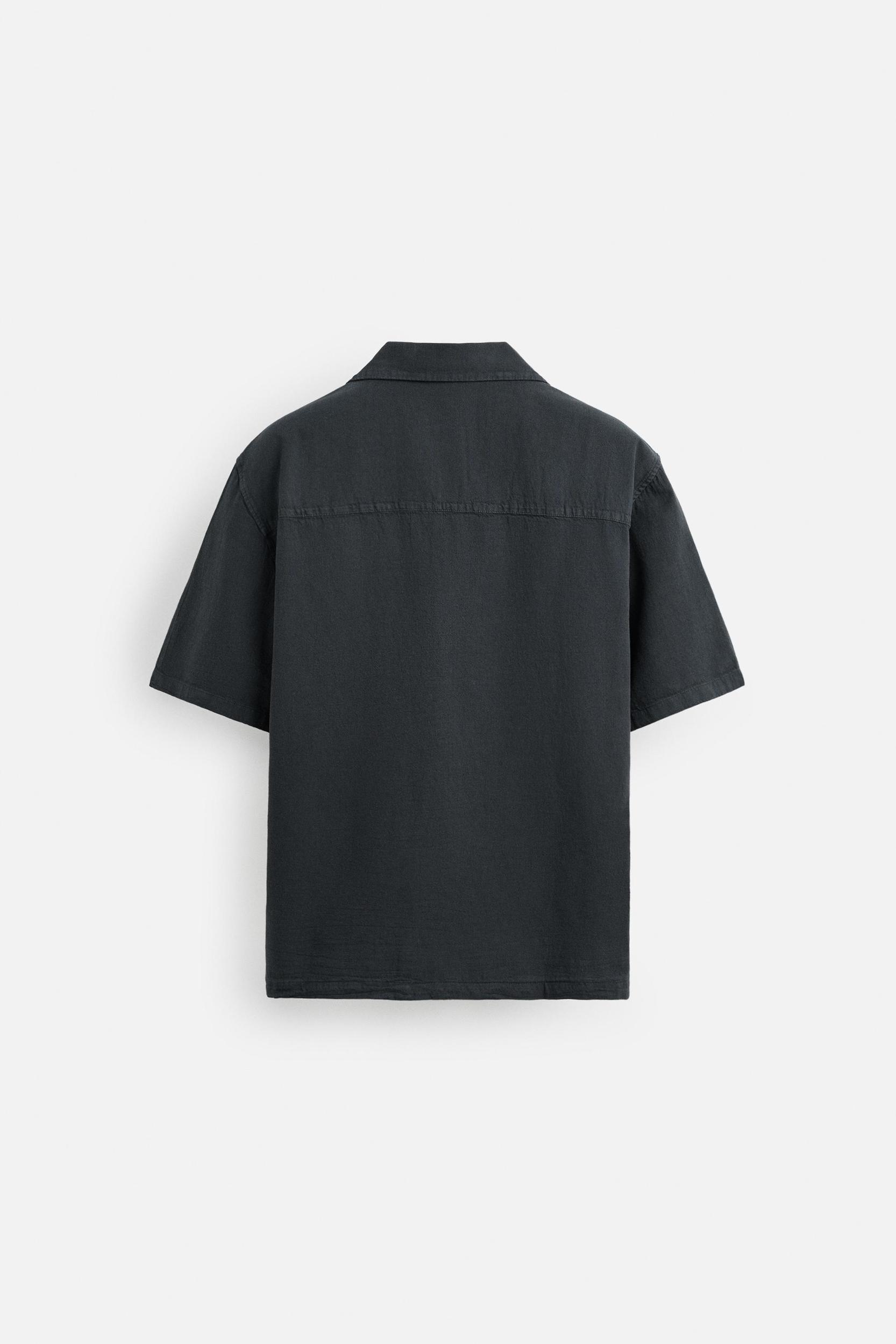 COTTON - LINEN BLEND SHIRT Product Image