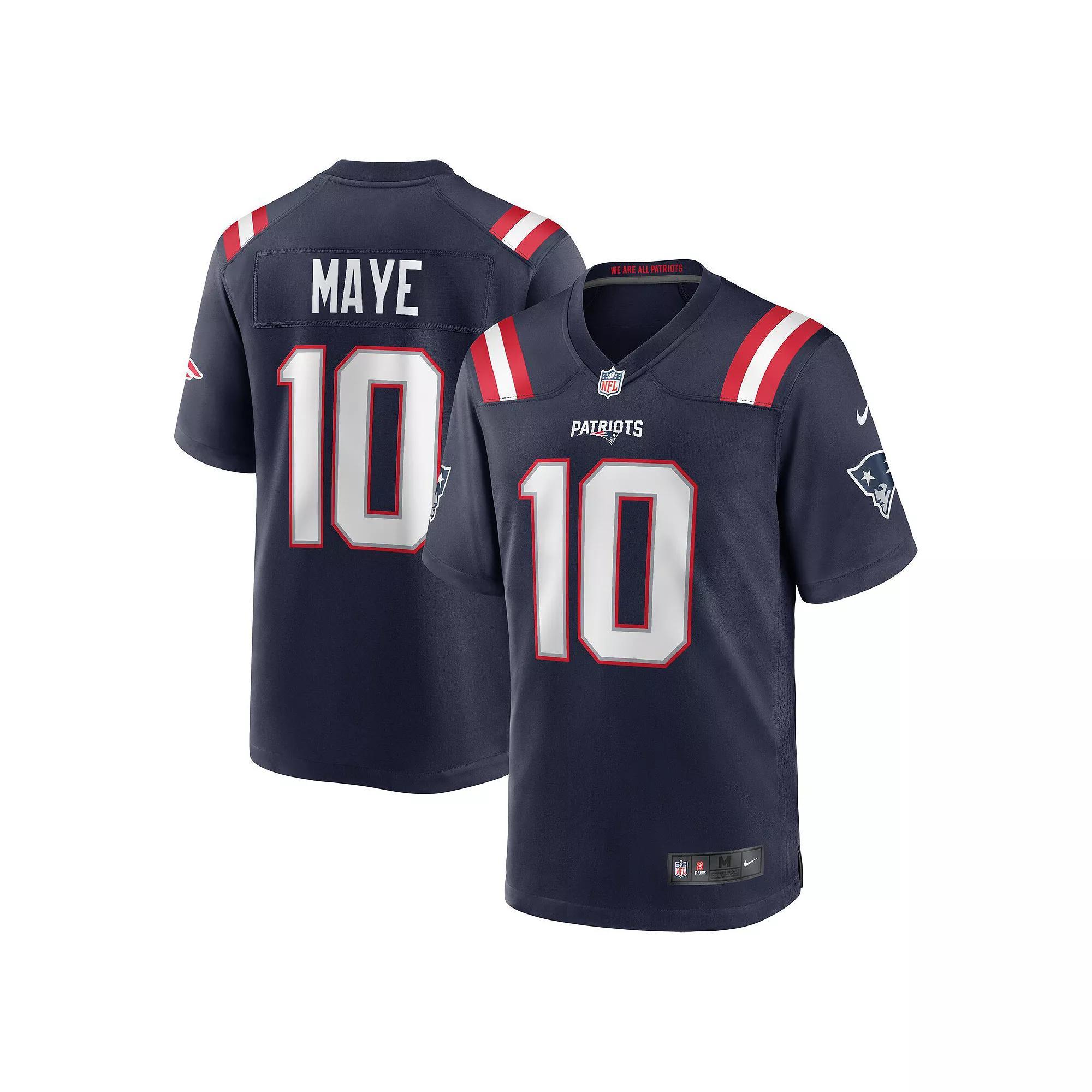 Drake Maye New England Patriots Nike Mens NFL Game Jersey | 67NMNPGH8KF-XZ7 Product Image