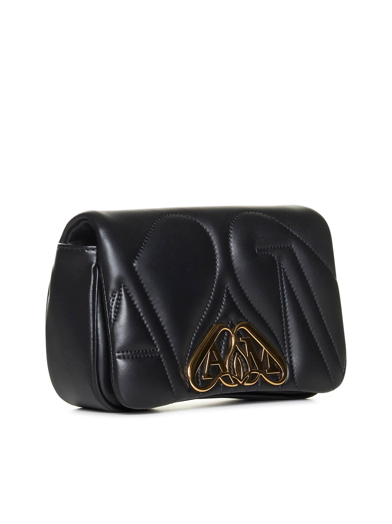 ALEXANDER MCQUEEN The Mini Seal Shoulder Bag In Black Product Image