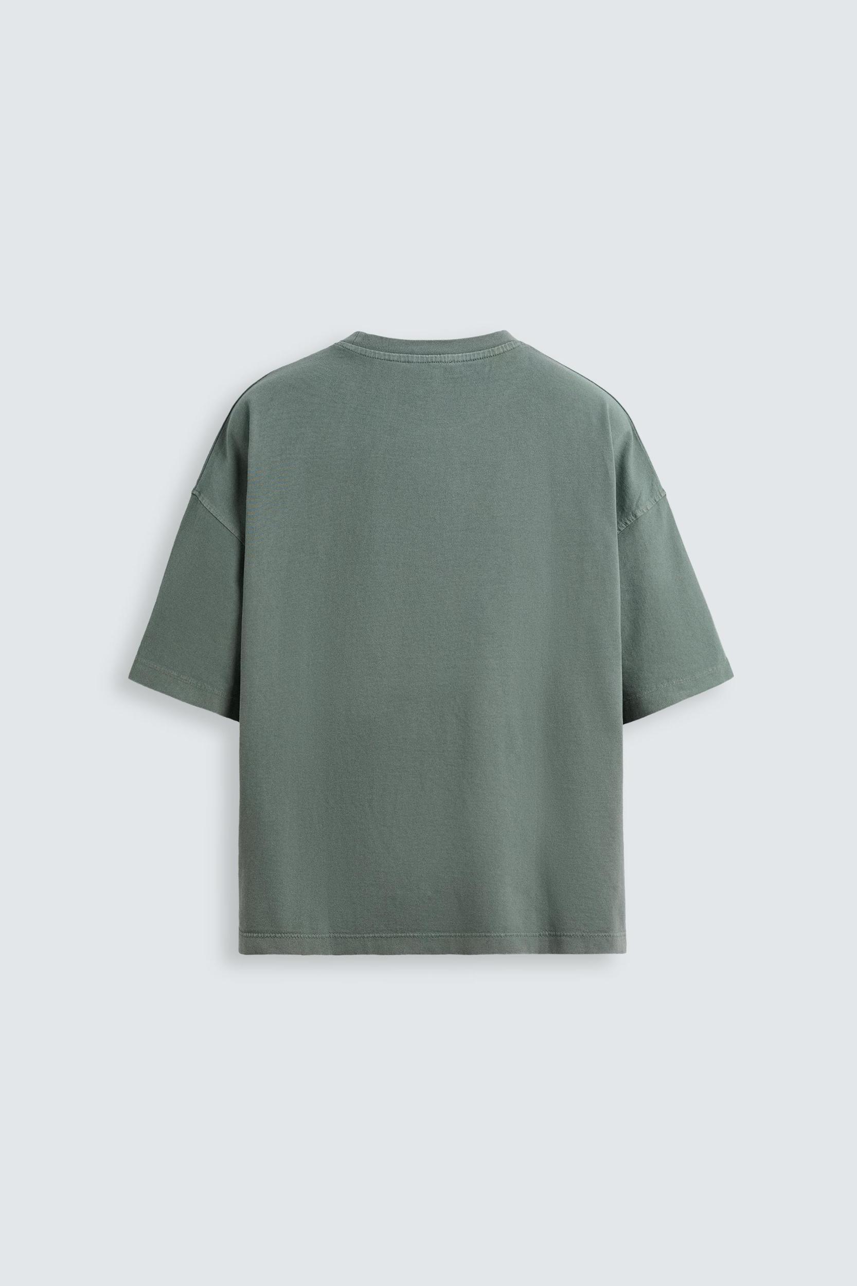 LIGHTWEIGHT WASHED BOXY FIT T-SHIRT Product Image