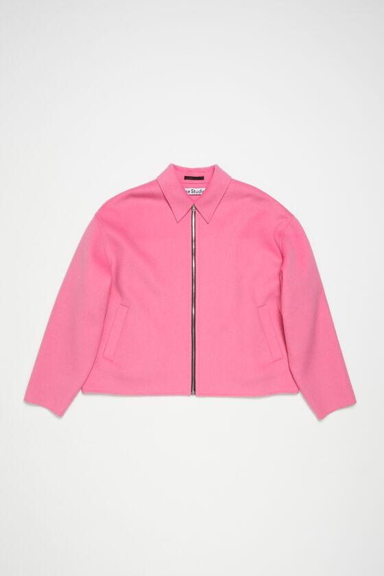 Wool zipper jacket Product Image
